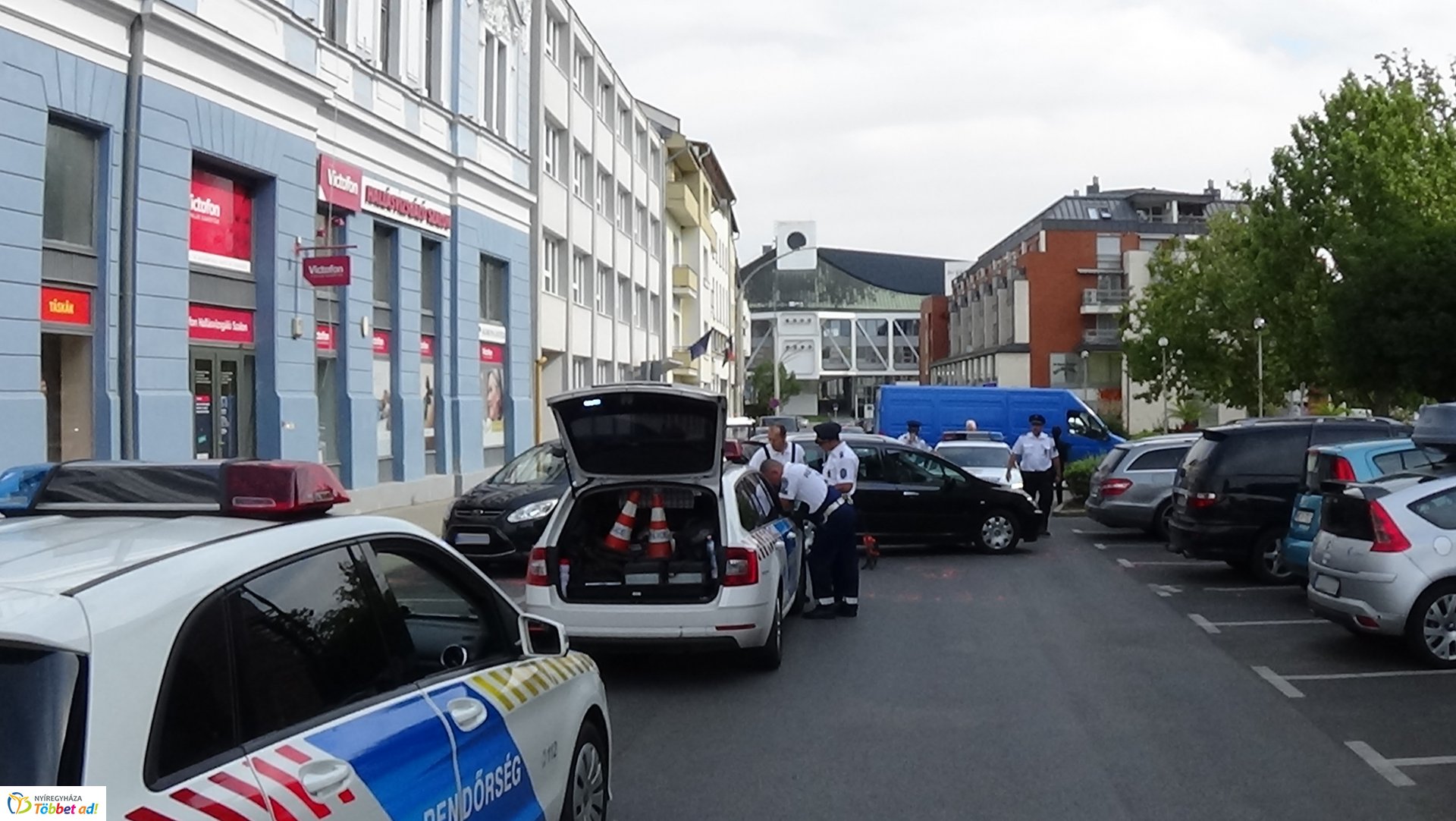 Baleset történt a belvárosban, a Szabadság téren