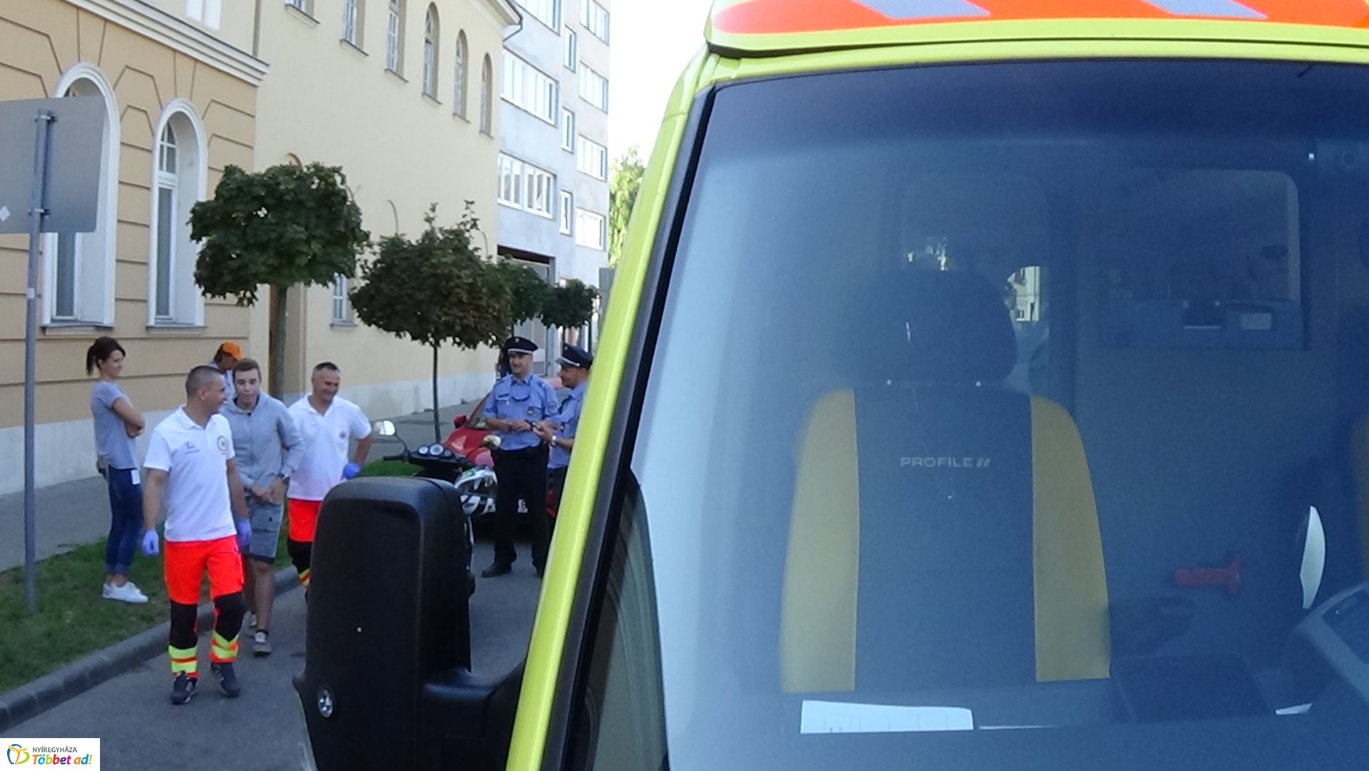 Baleset történt a Bercsényi utcán