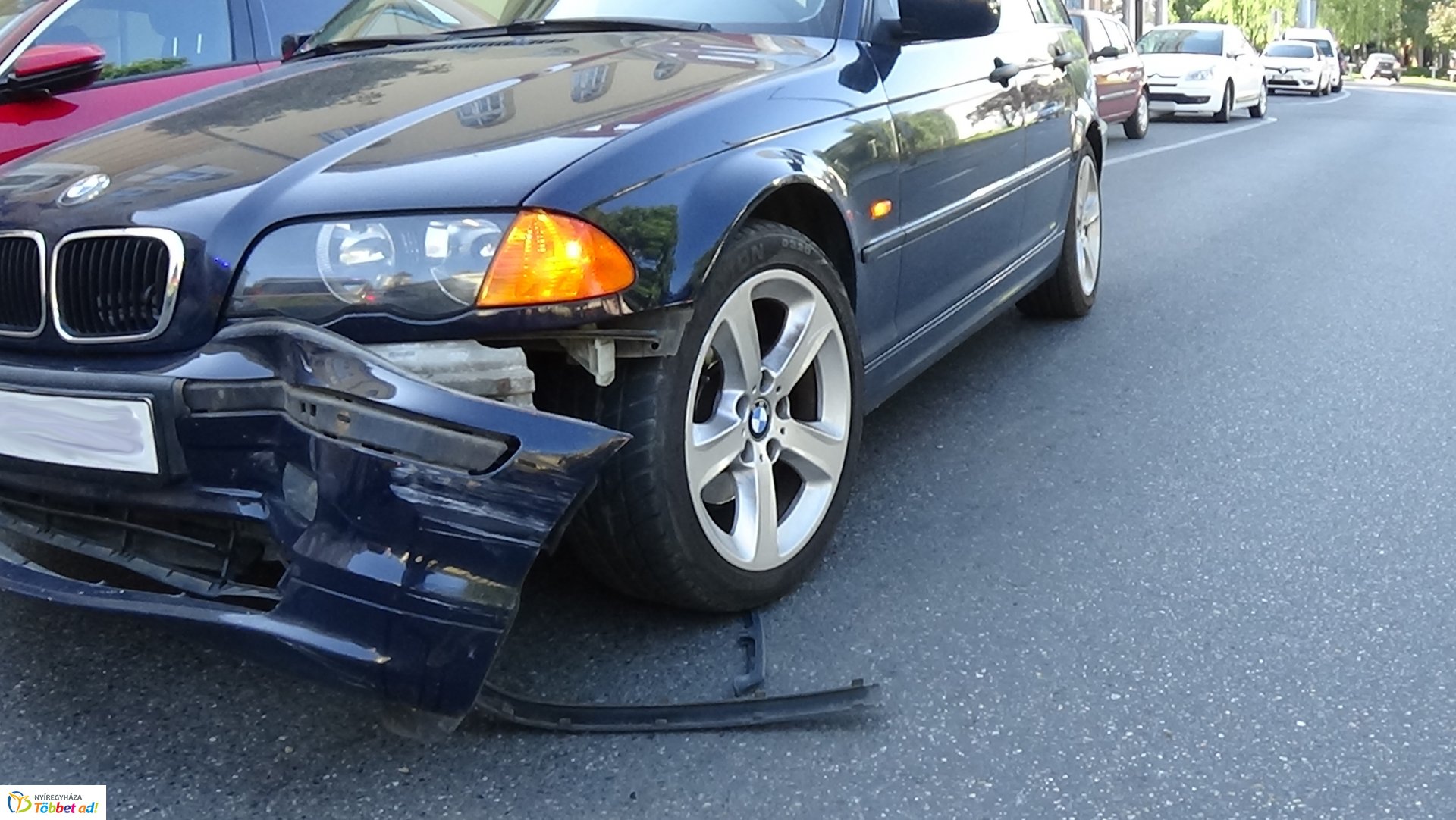 Baleset történt a Bercsényi utcán