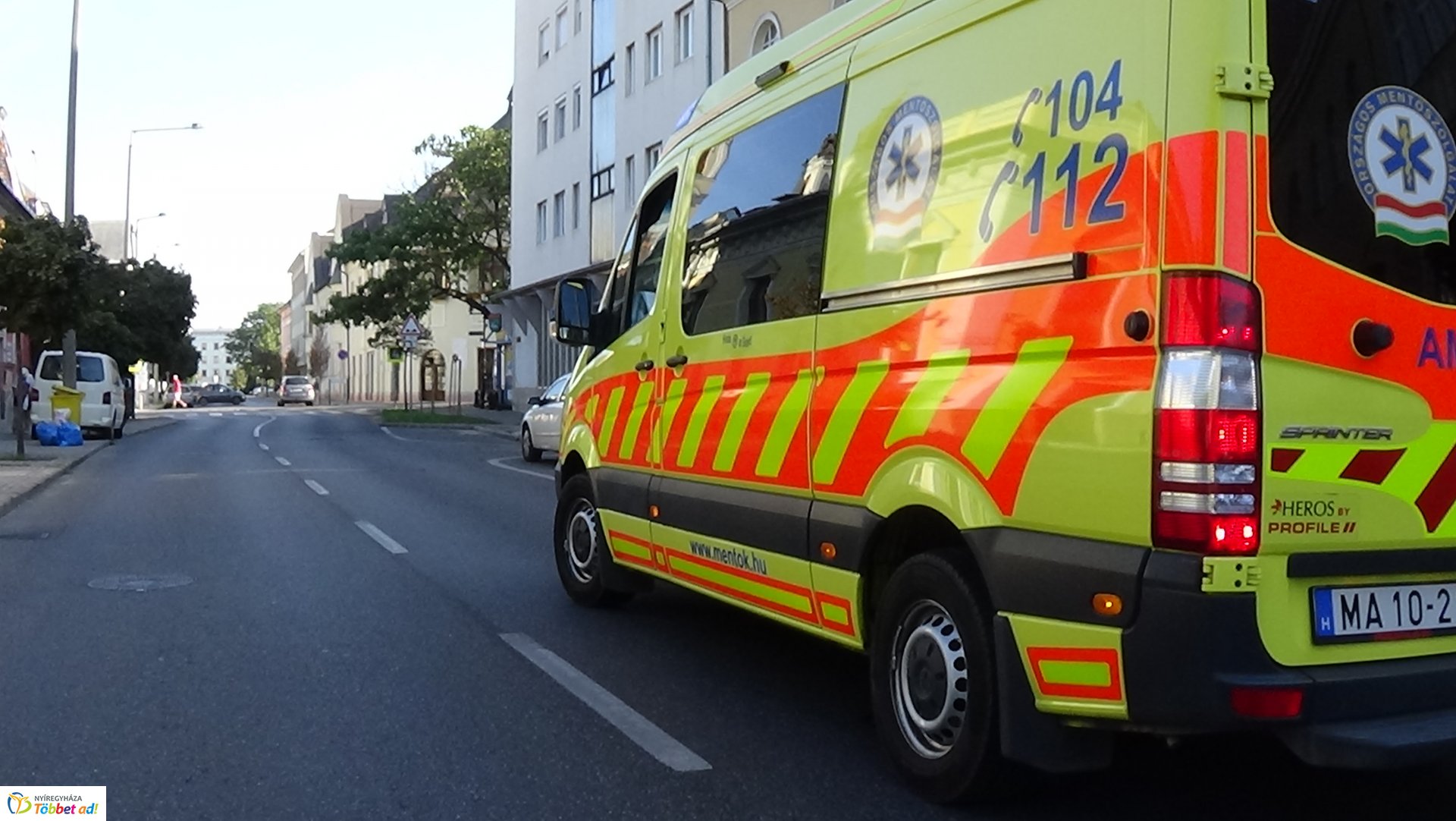 Baleset történt a Bercsényi utcán