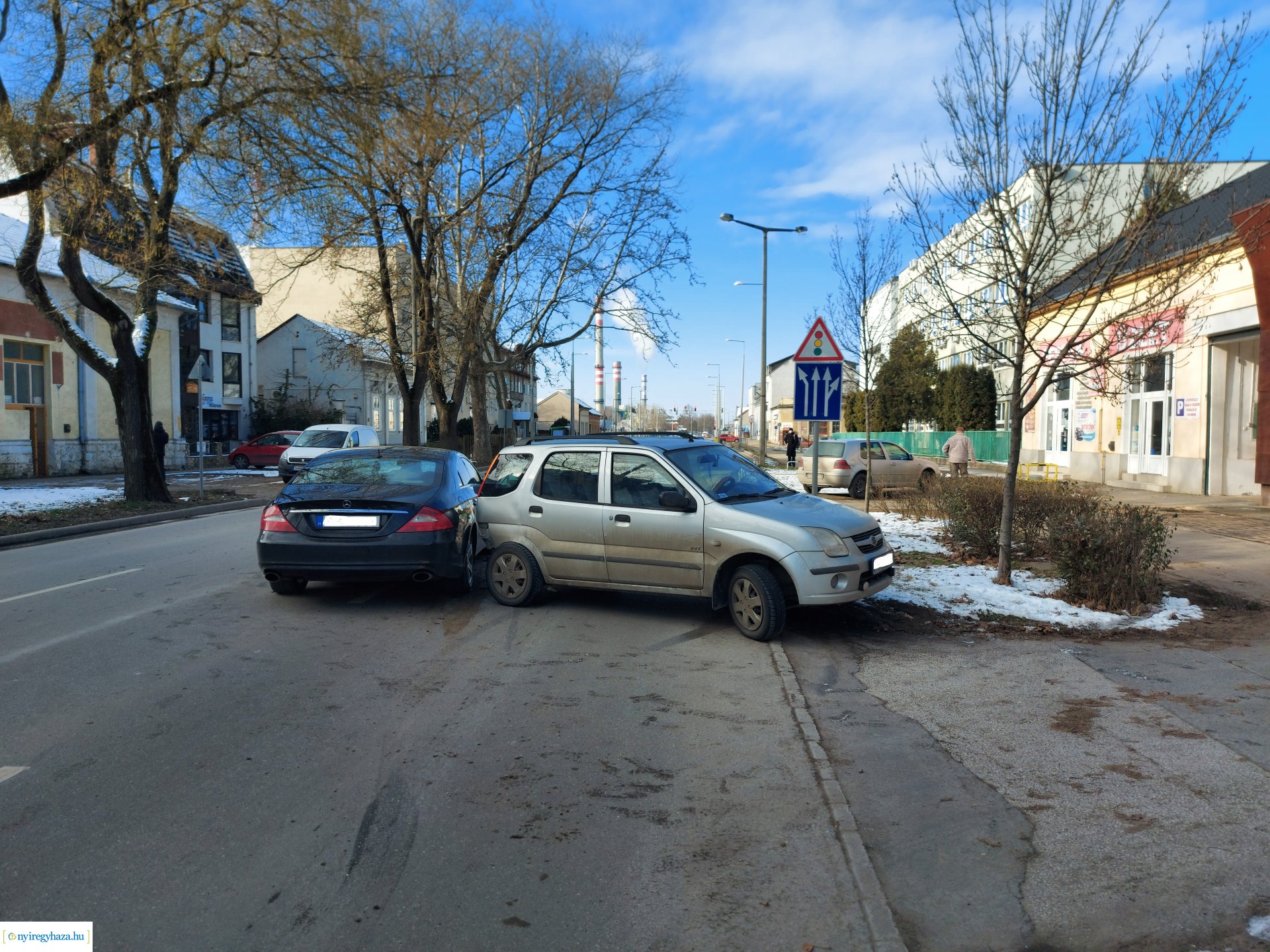 Baleset történt a Bethlen Gábor utcán szombaton délelőtt
