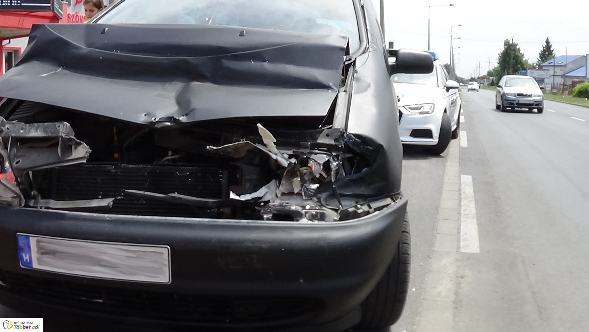 Baleset történt a Kállói úton