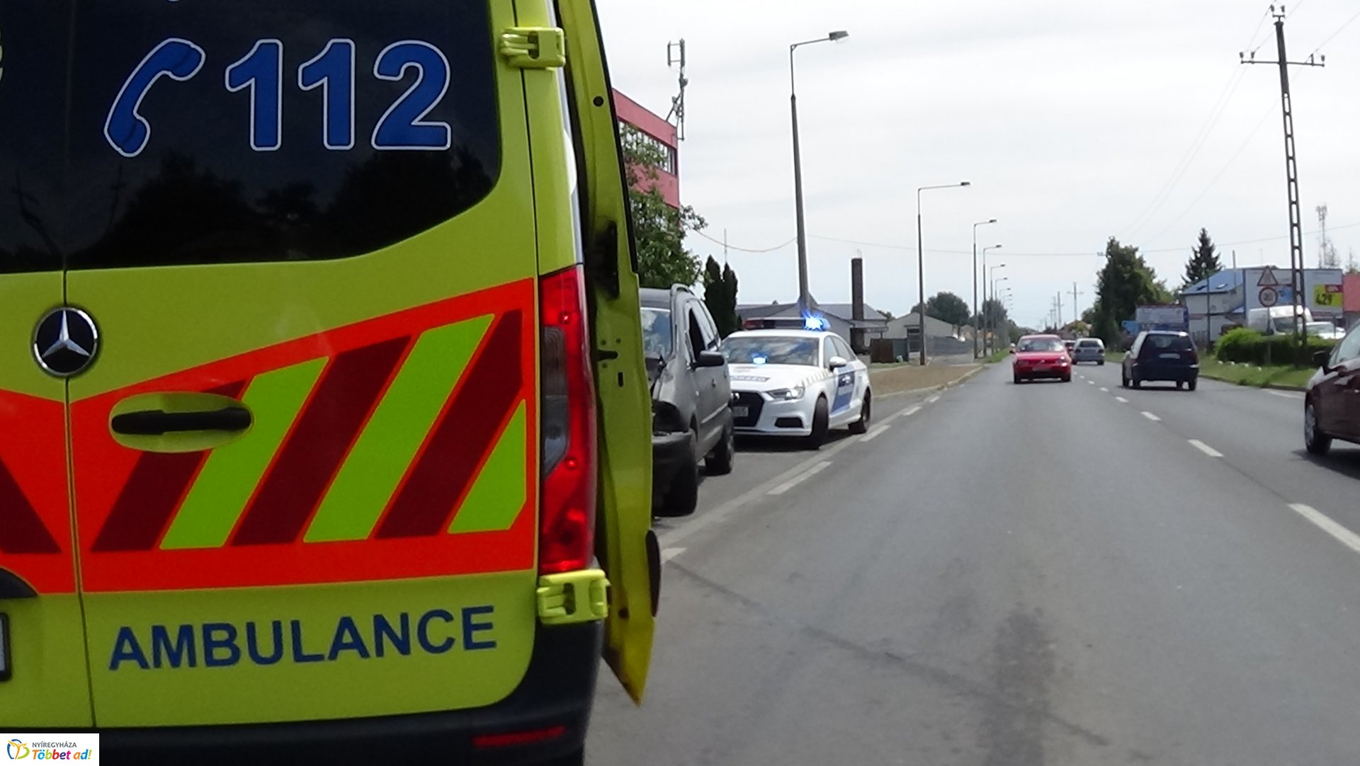 Baleset történt a Kállói úton