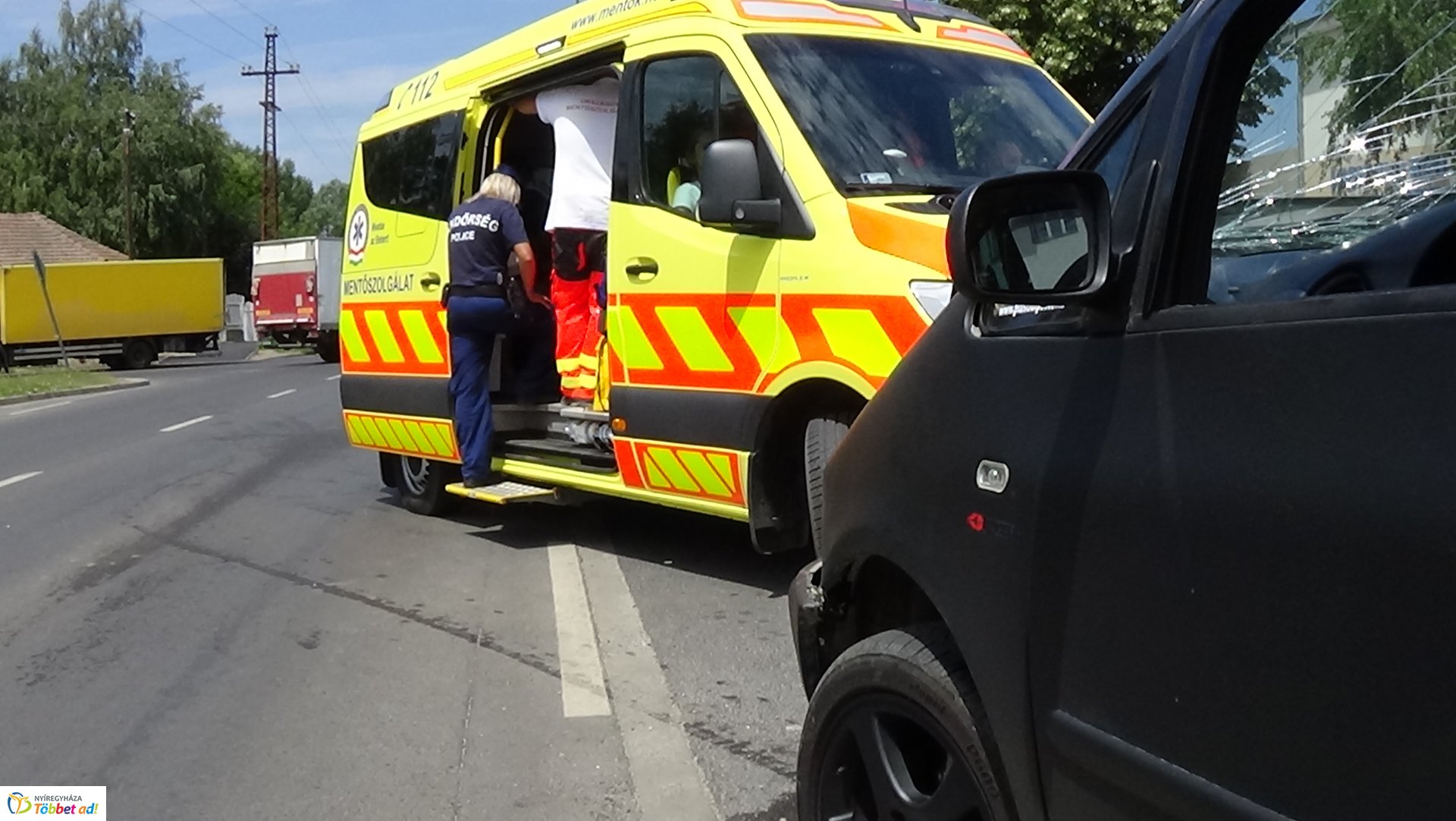 Baleset történt a Kállói úton