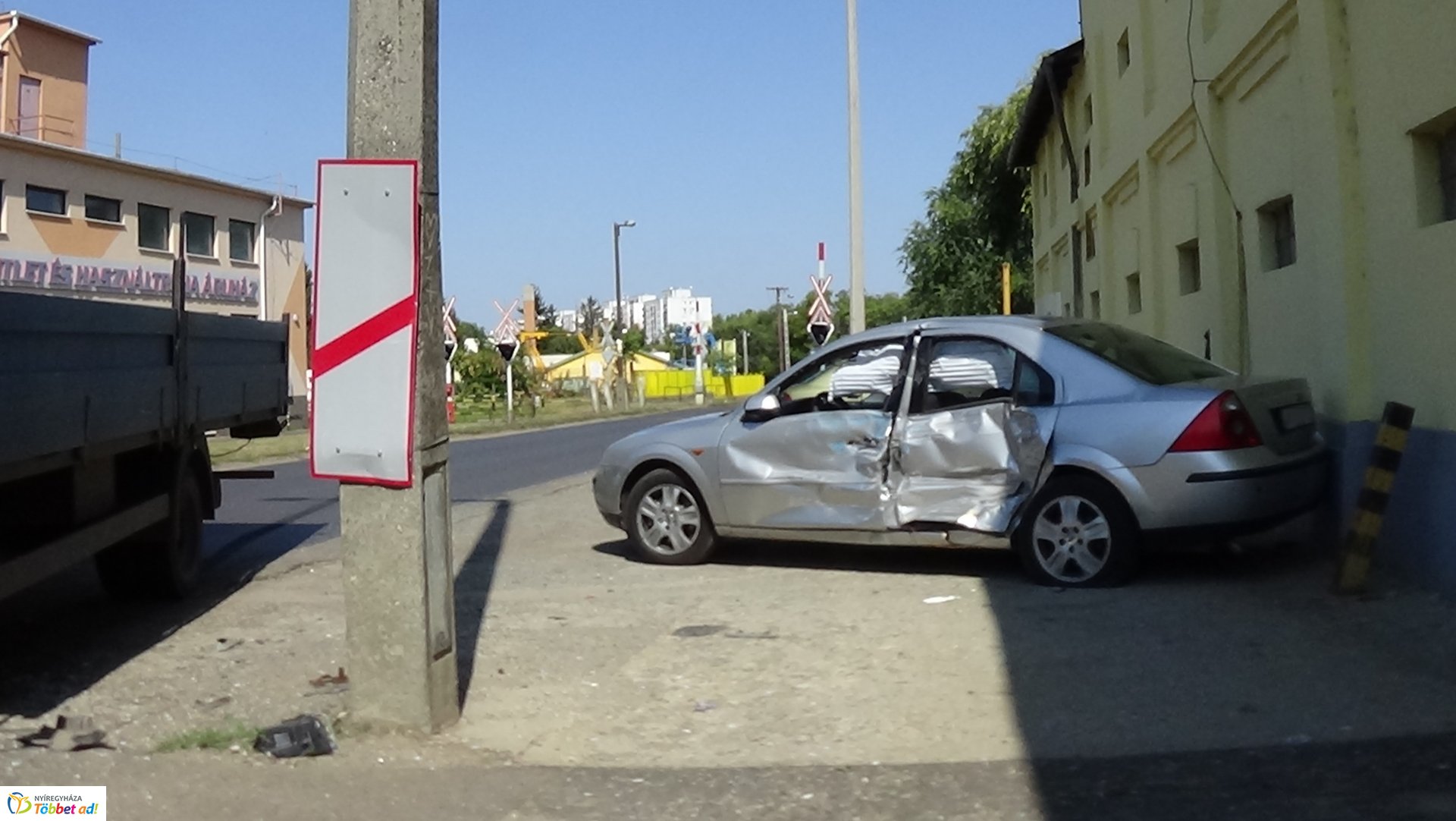 Baleset történt a Simai úton szerda kora délután