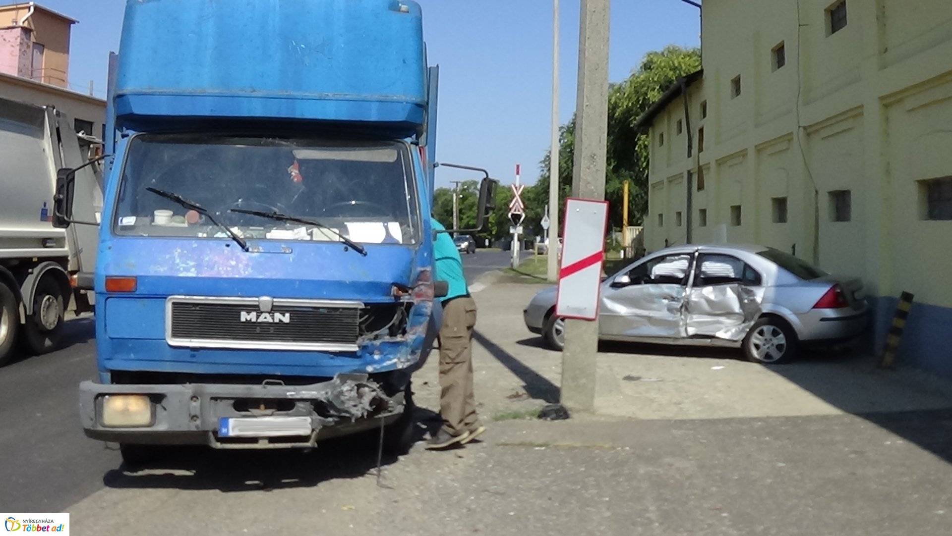 Baleset történt a Simai úton szerda kora délután