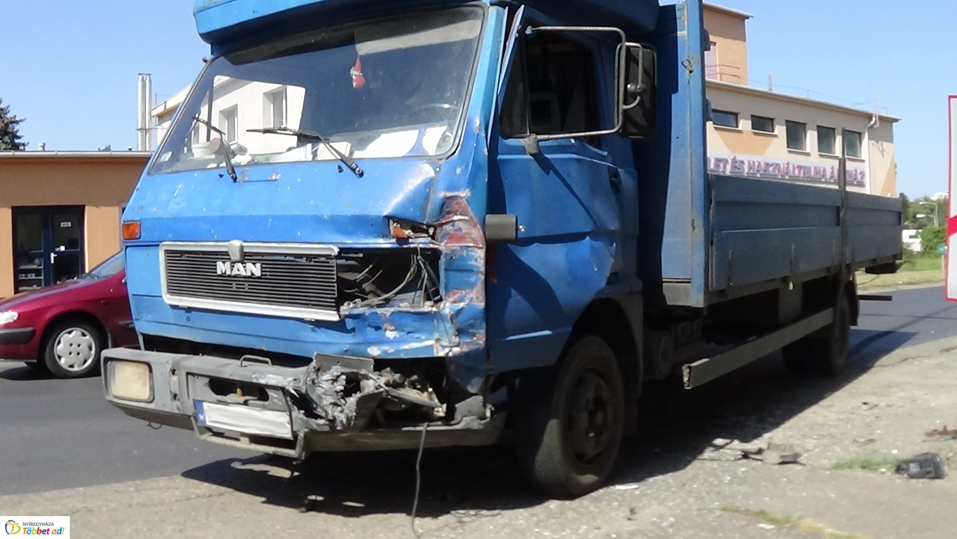 Baleset történt a Simai úton szerda kora délután