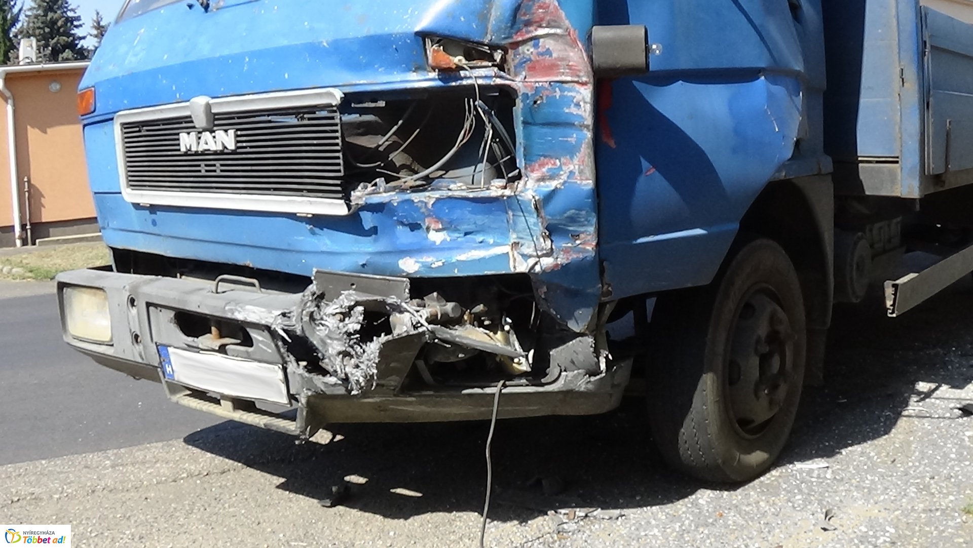 Baleset történt a Simai úton szerda kora délután