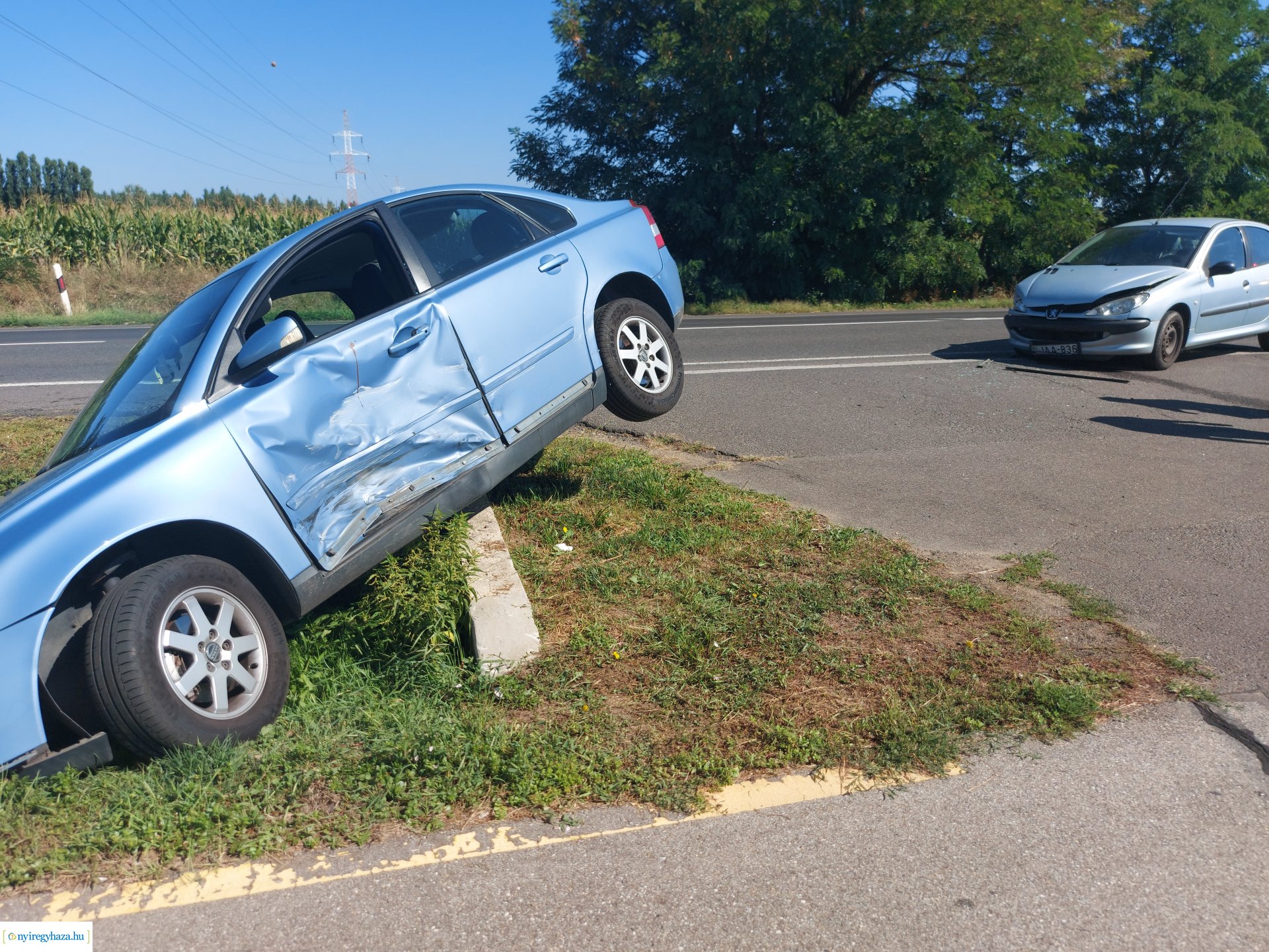 Baleset történt a Tiszavasvári úton