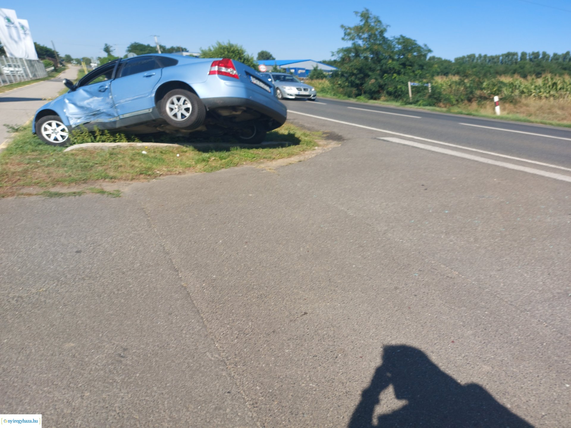 Baleset történt a Tiszavasvári úton