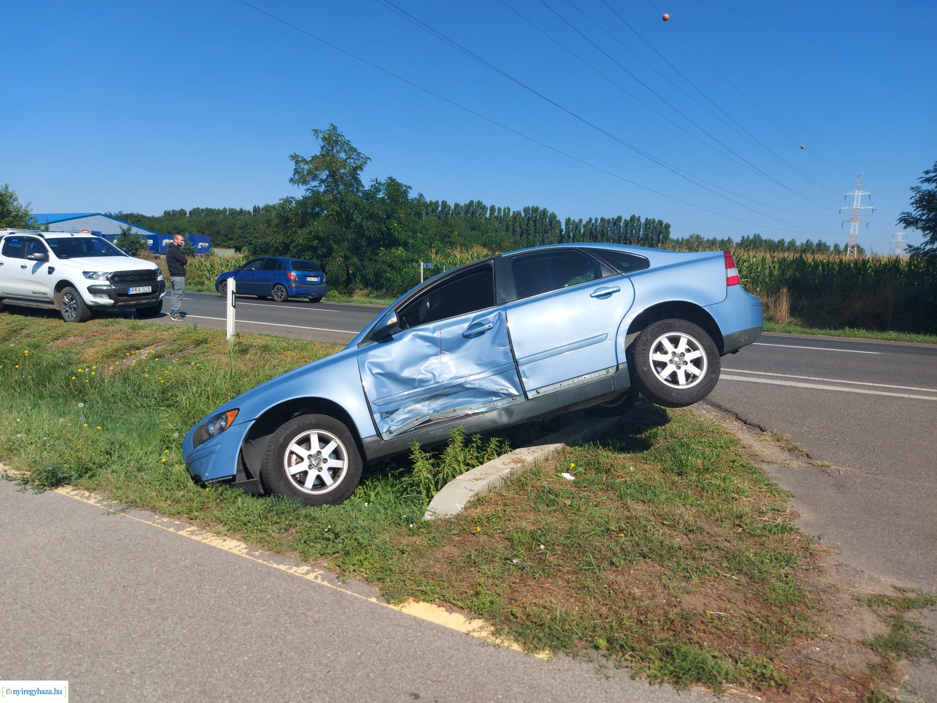 Baleset történt a Tiszavasvári úton