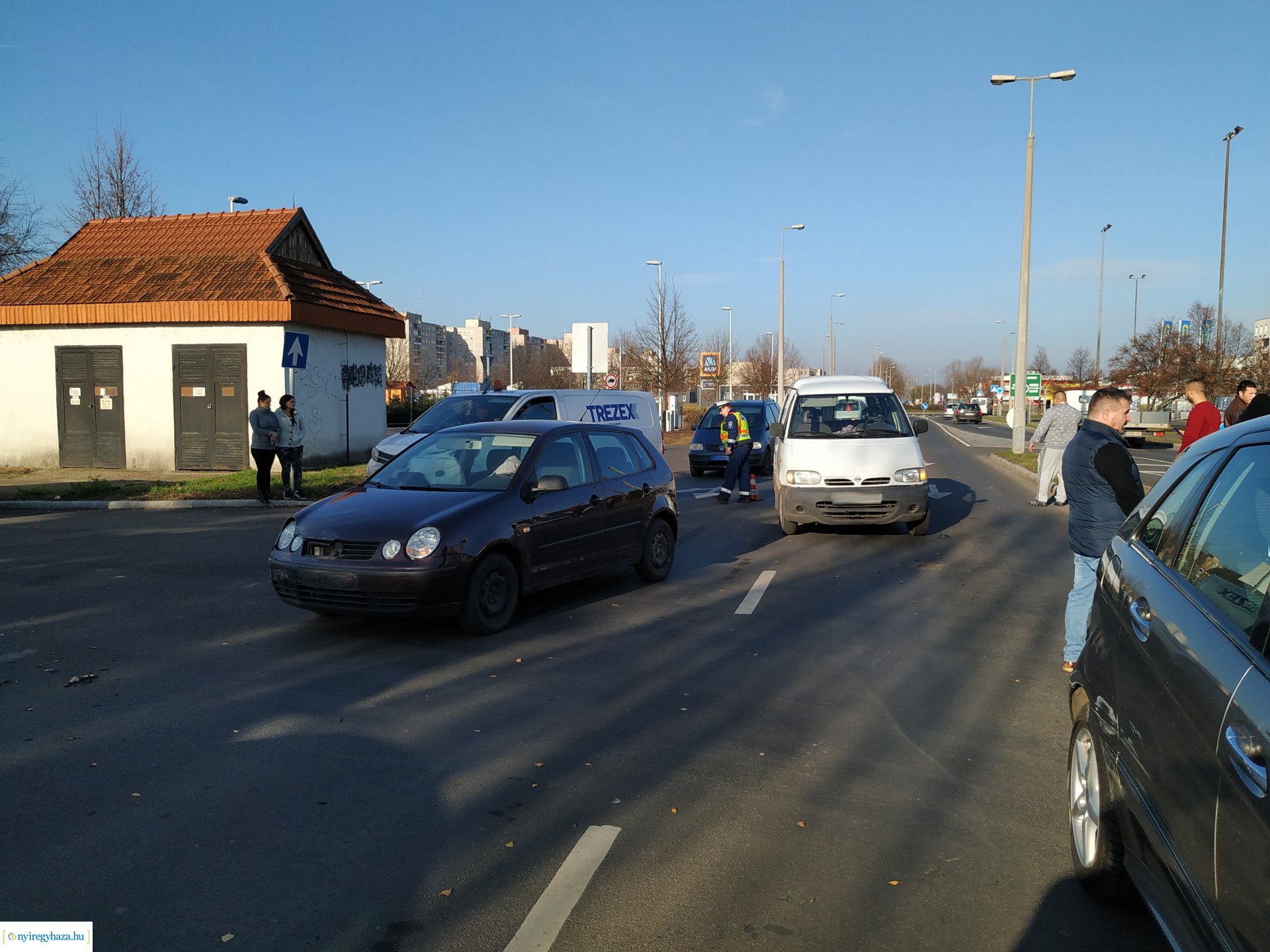 Baleset történt a Törzs utcán