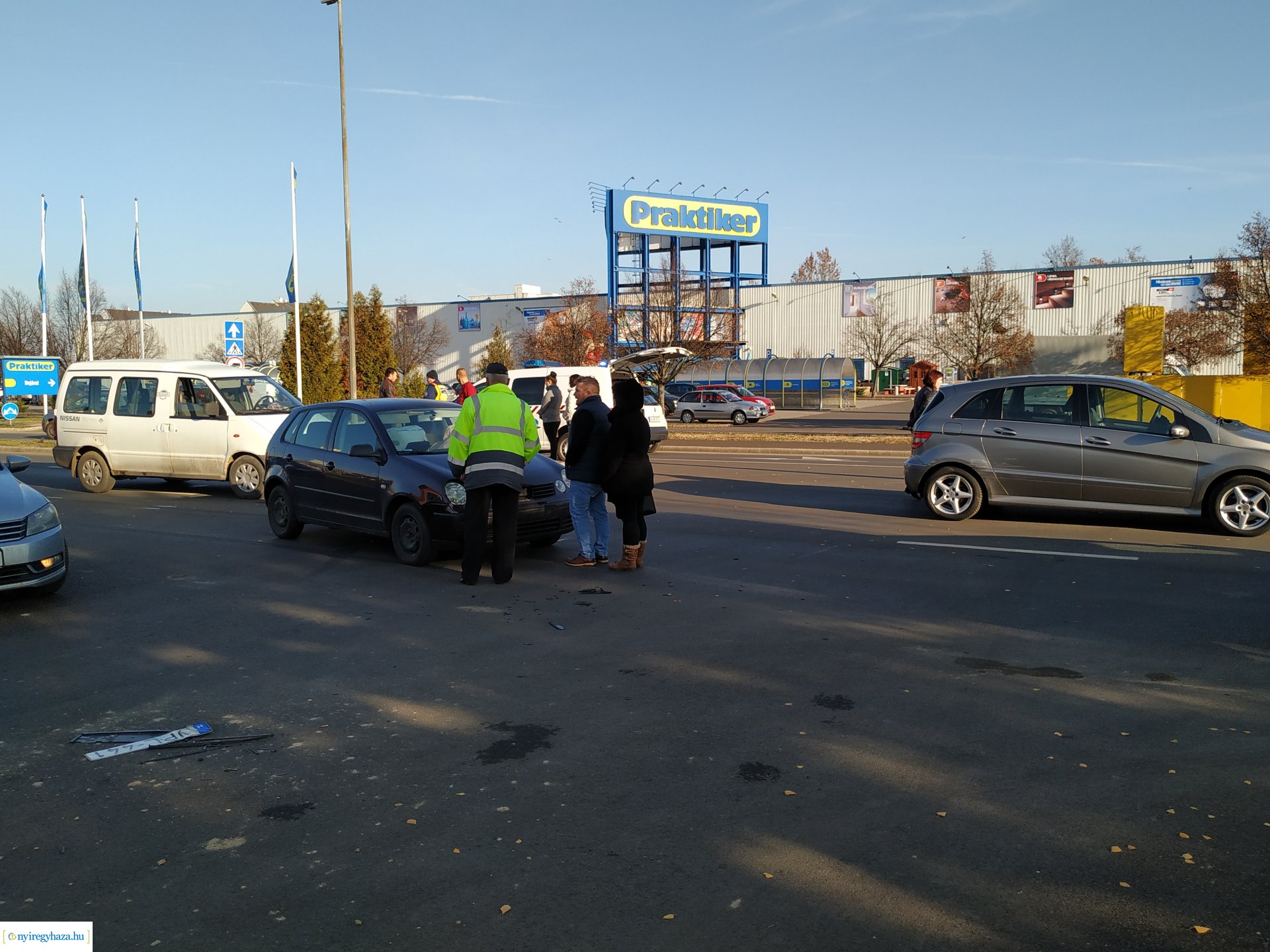 Baleset történt a Törzs utcán