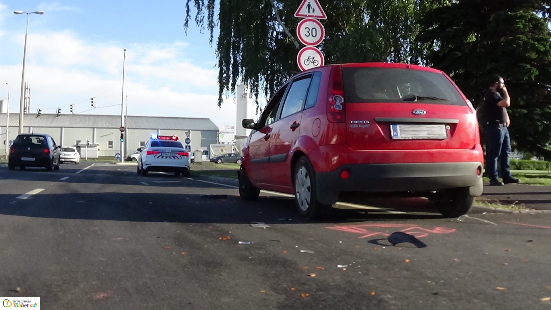 Baleset történt a Törzs utcán