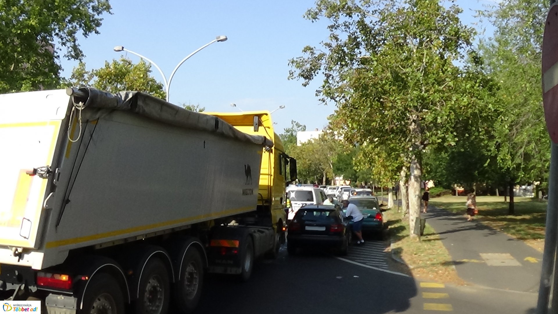 Baleset történt az Északi nagykörúton