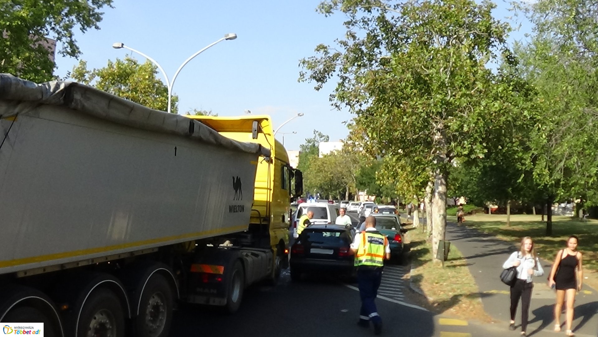 Baleset történt az Északi nagykörúton