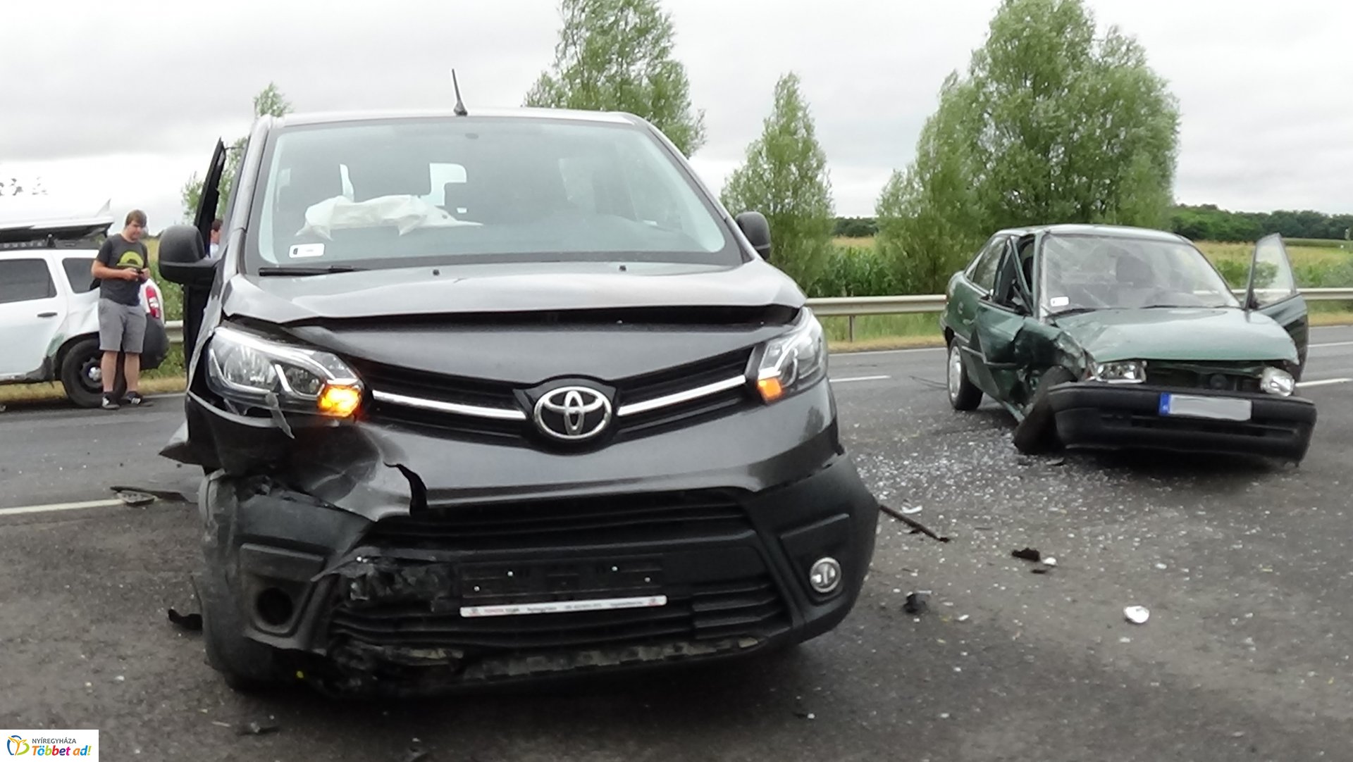 Baleset történt Császárszállás és Rozsrétszőlő között 