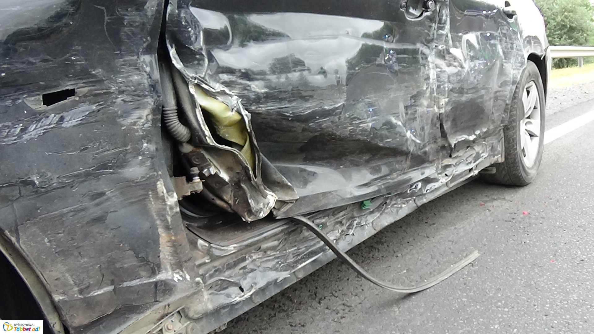 Baleset történt Császárszállás és Rozsrétszőlő között 