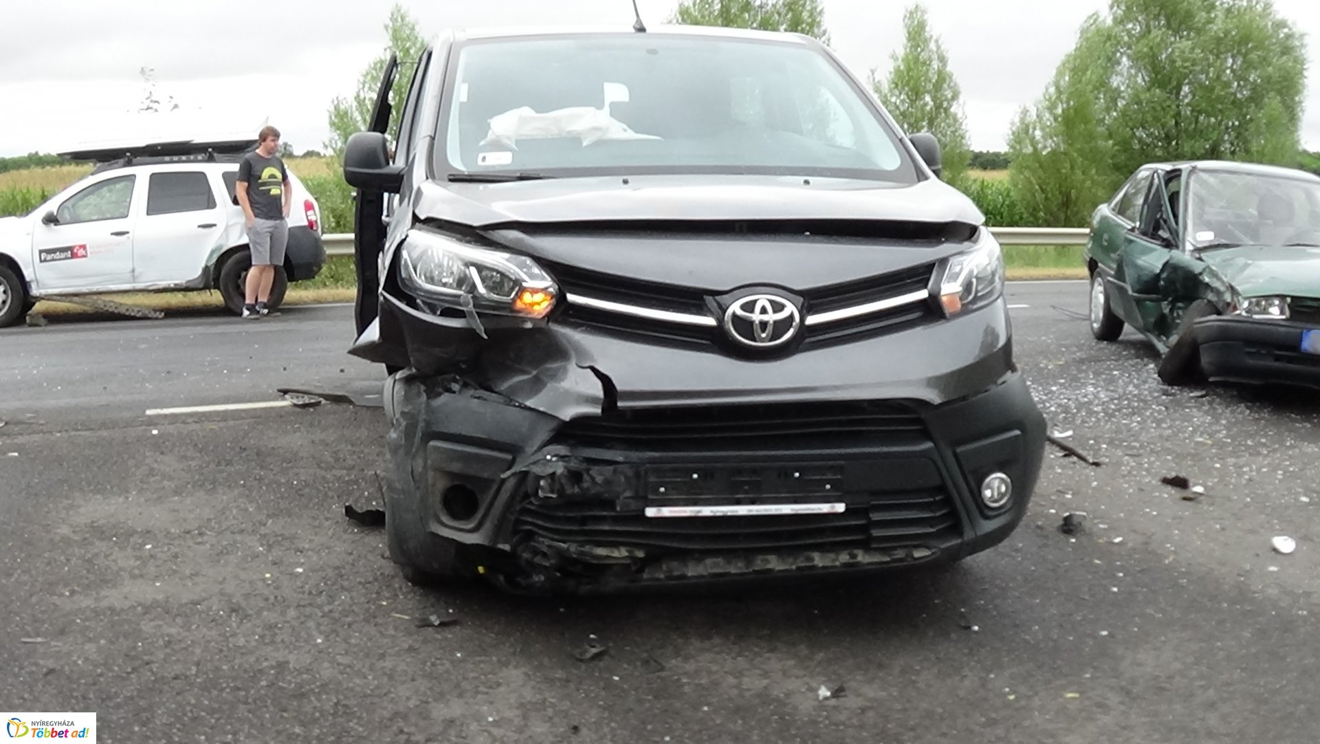 Baleset történt Császárszállás és Rozsrétszőlő között 