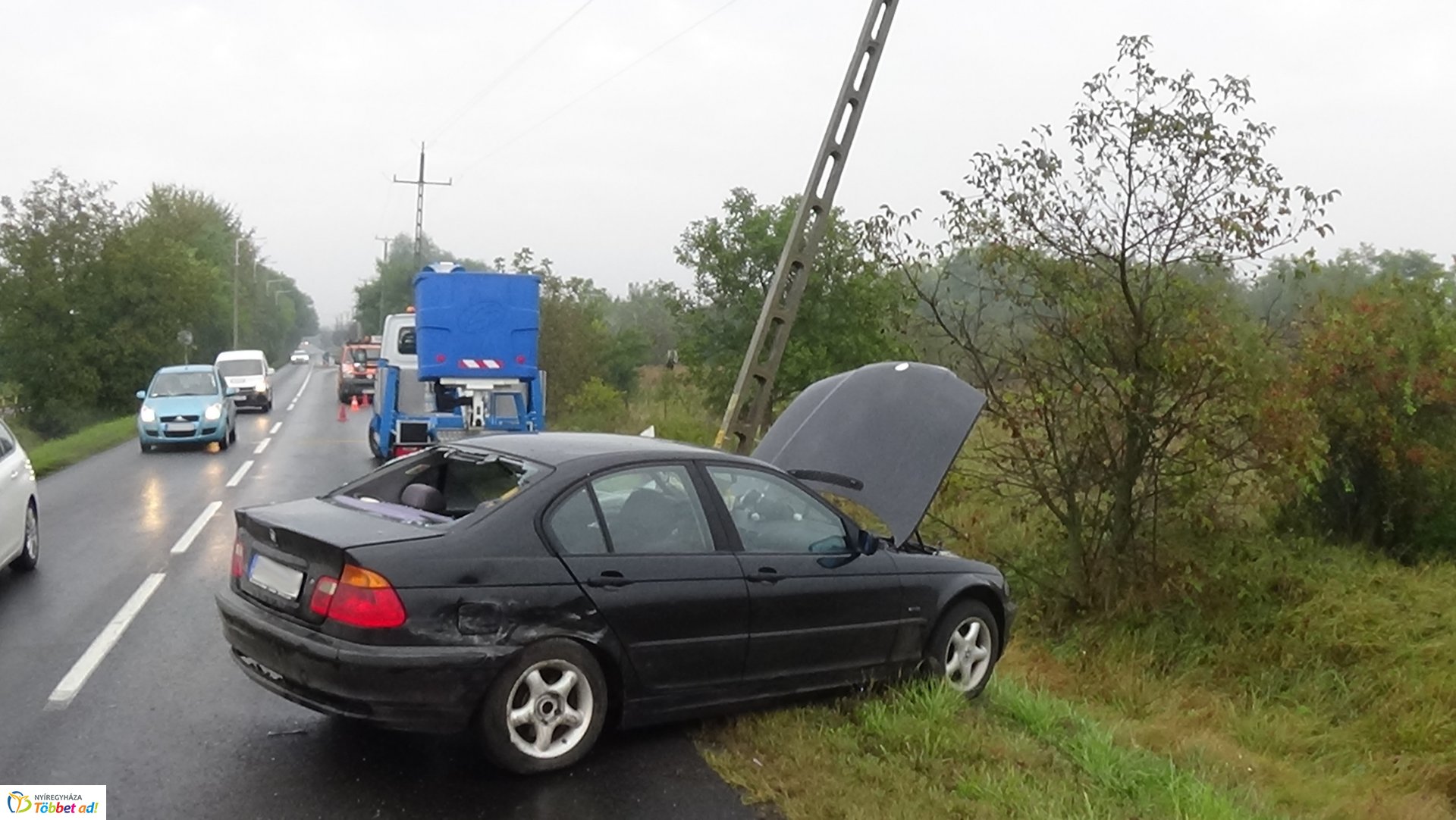 Baleset történt csütörtök reggel Nagykálló és Kállósemjén között 
