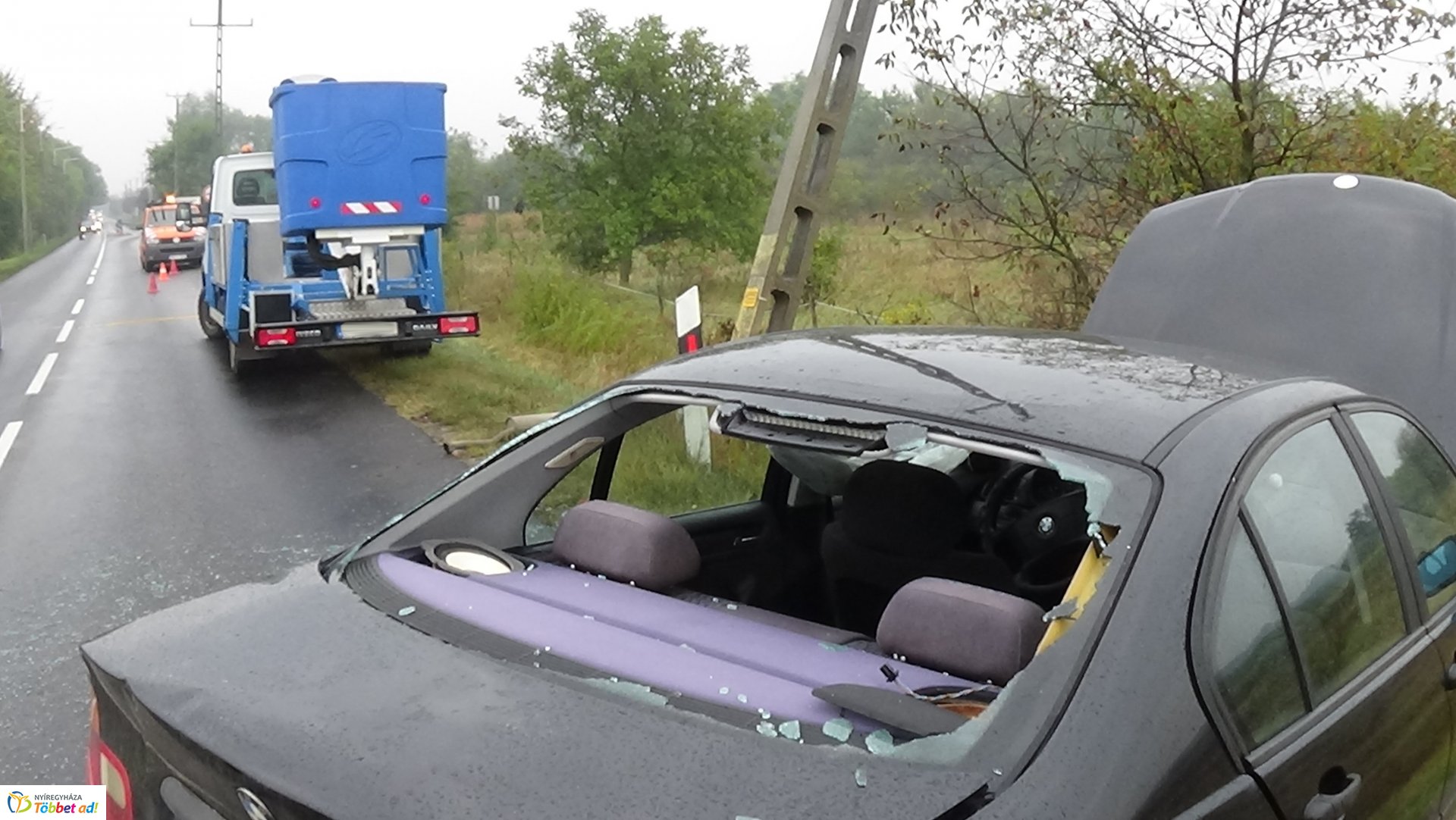 Baleset történt csütörtök reggel Nagykálló és Kállósemjén között 