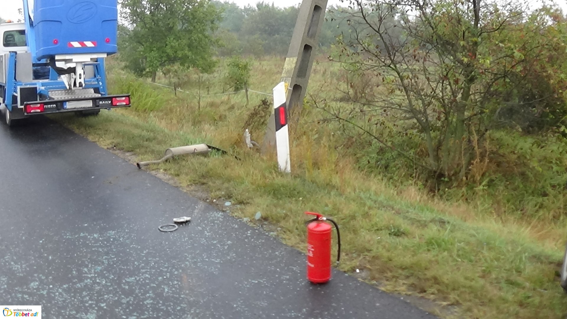 Baleset történt csütörtök reggel Nagykálló és Kállósemjén között 