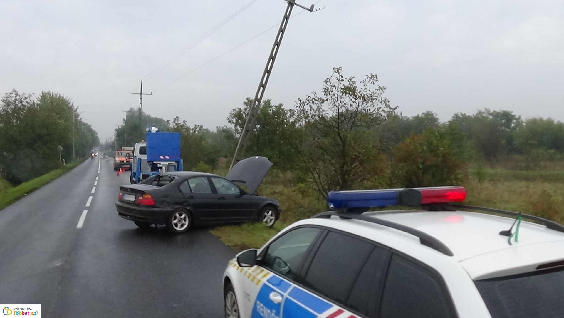 Baleset történt csütörtök reggel Nagykálló és Kállósemjén között 