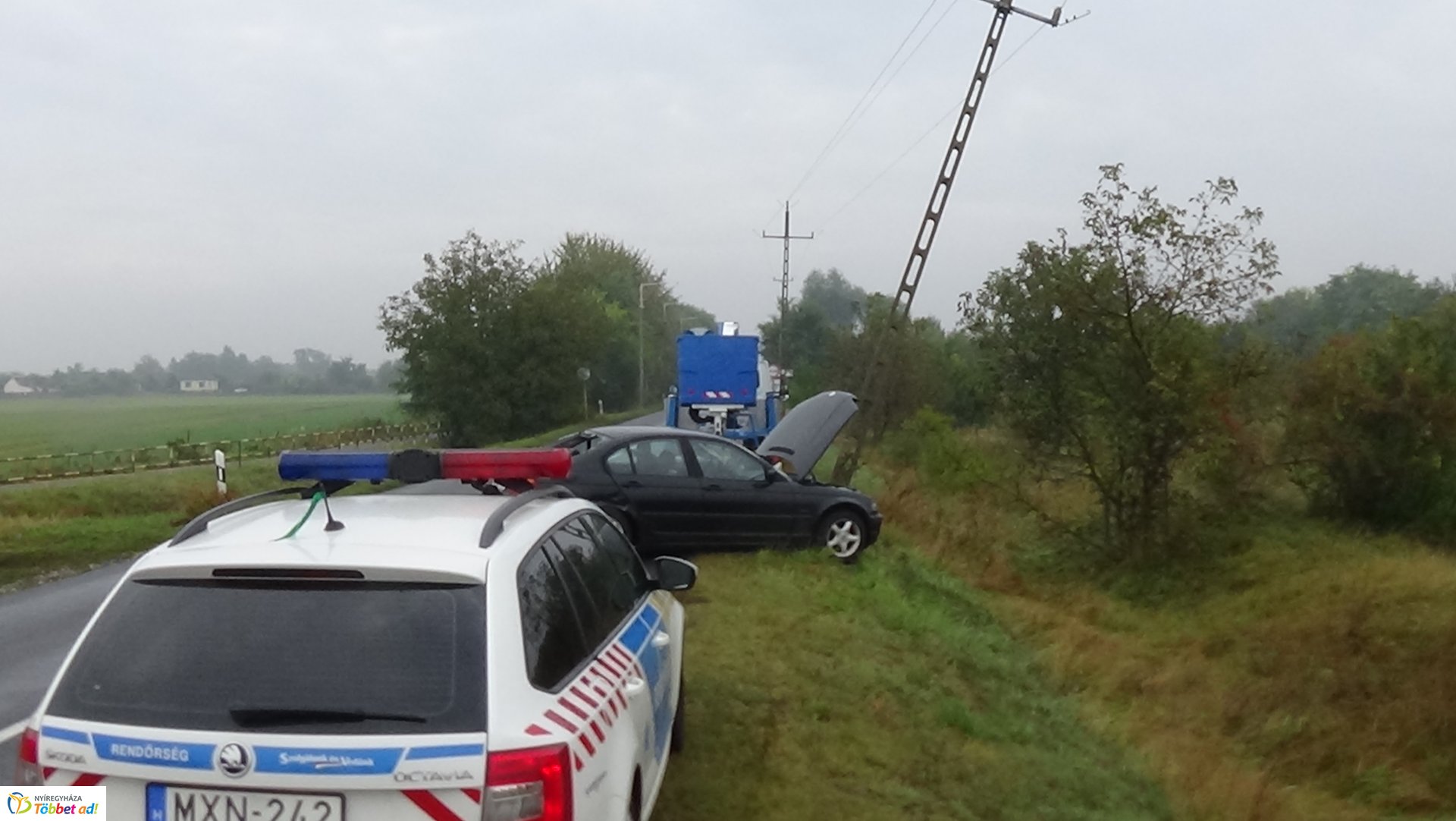 Baleset történt csütörtök reggel Nagykálló és Kállósemjén között 