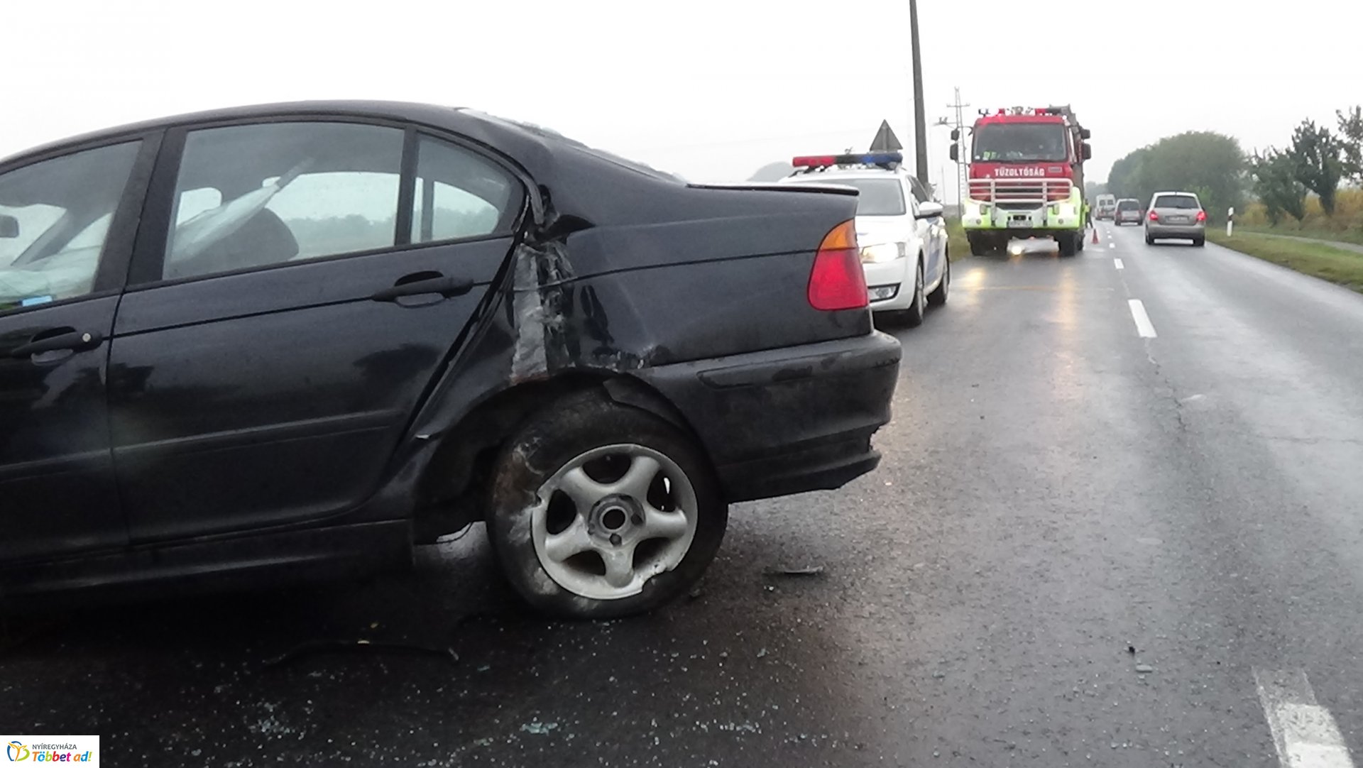 Baleset történt csütörtök reggel Nagykálló és Kállósemjén között 