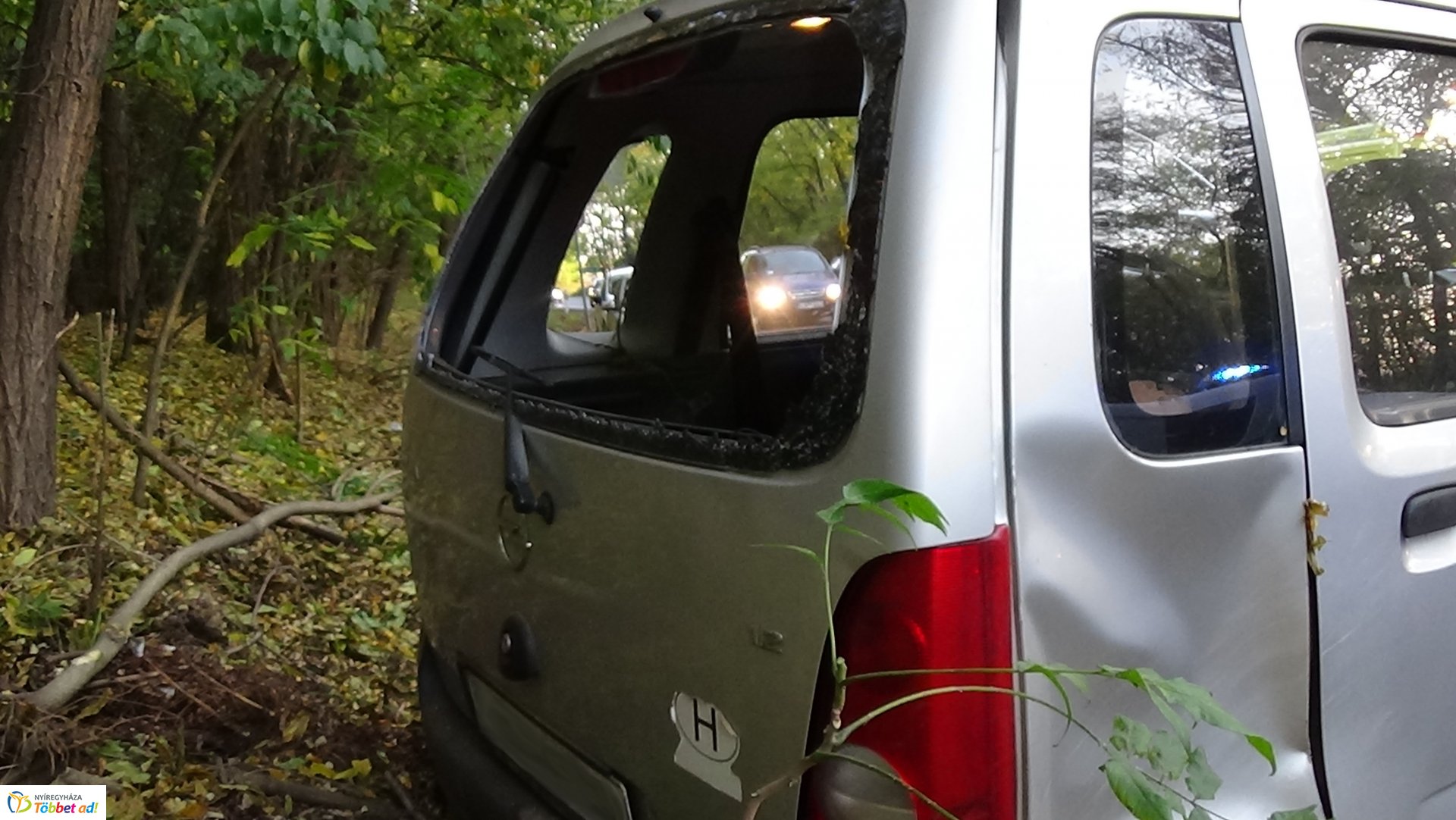 Baleset történt hétfő délután Nagykálló és Nyíregyháza között