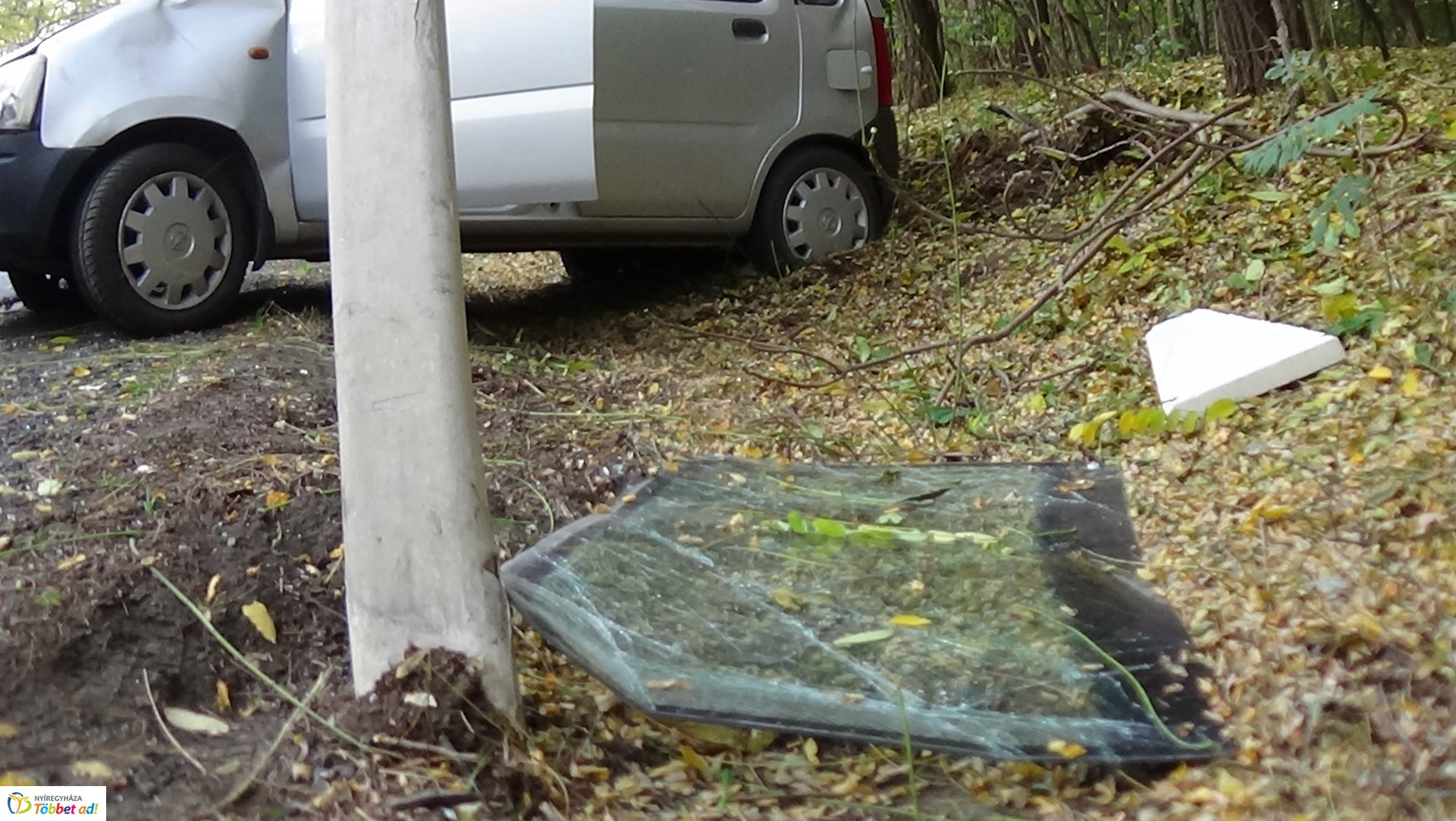 Baleset történt hétfő délután Nagykálló és Nyíregyháza között