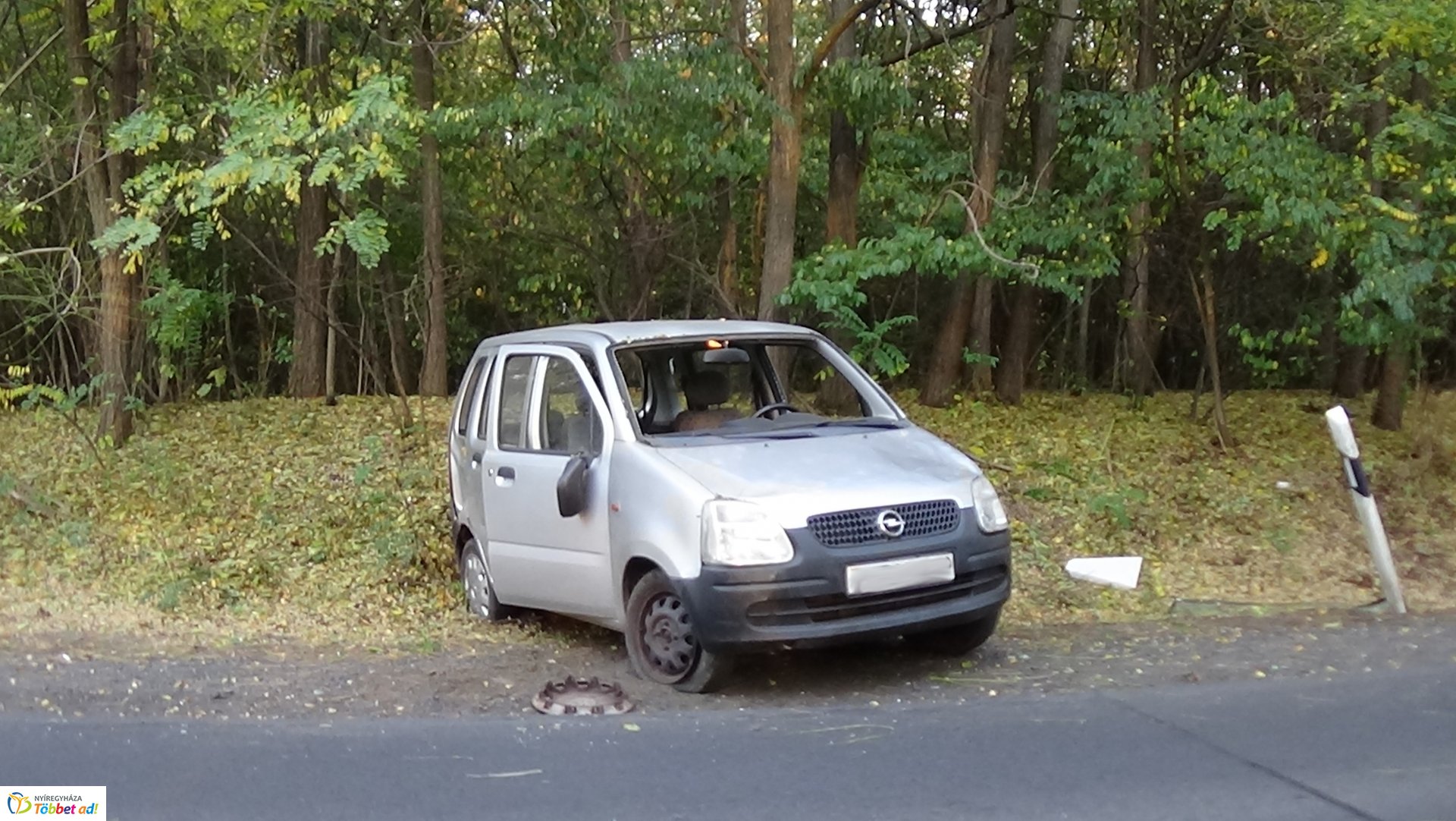 Baleset történt hétfő délután Nagykálló és Nyíregyháza között