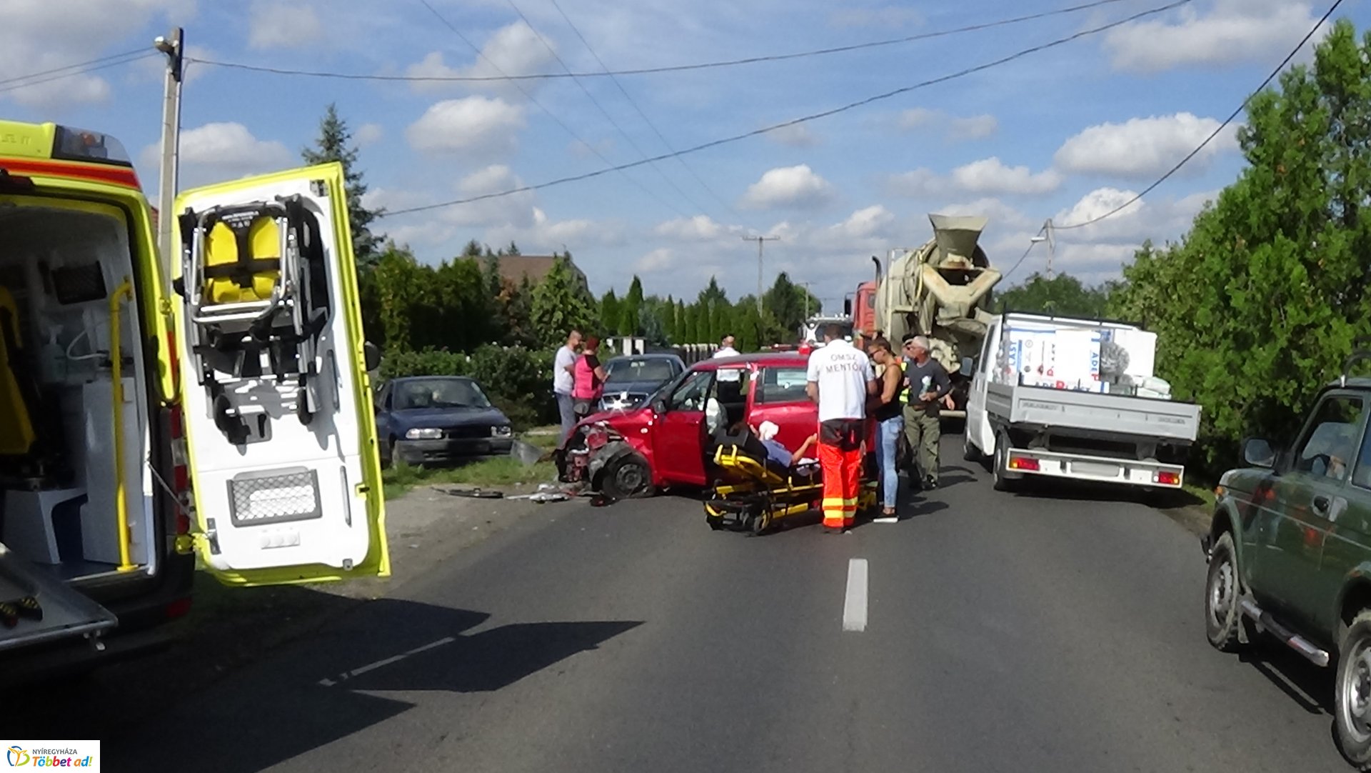 Baleset történt kedd délután Sóstóhegy és Kemecse között