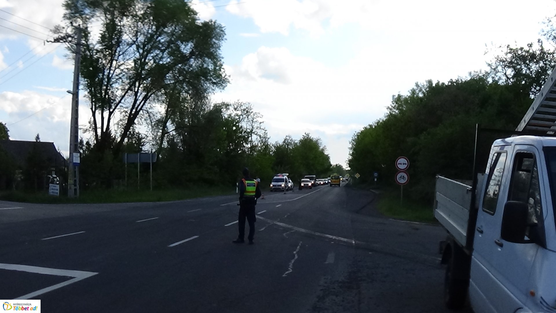 Baleset történt Nyírpazony és Nyírtura között