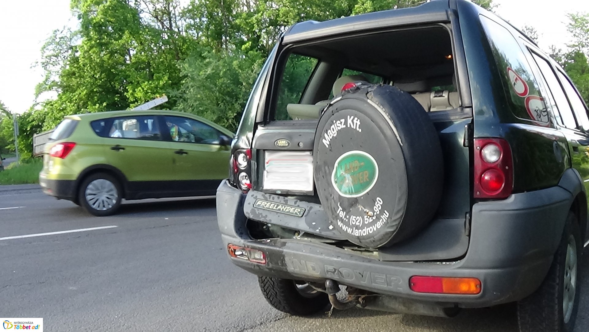 Baleset történt Nyírpazony és Nyírtura között