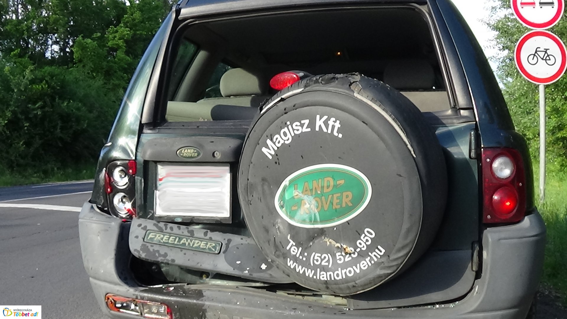 Baleset történt Nyírpazony és Nyírtura között