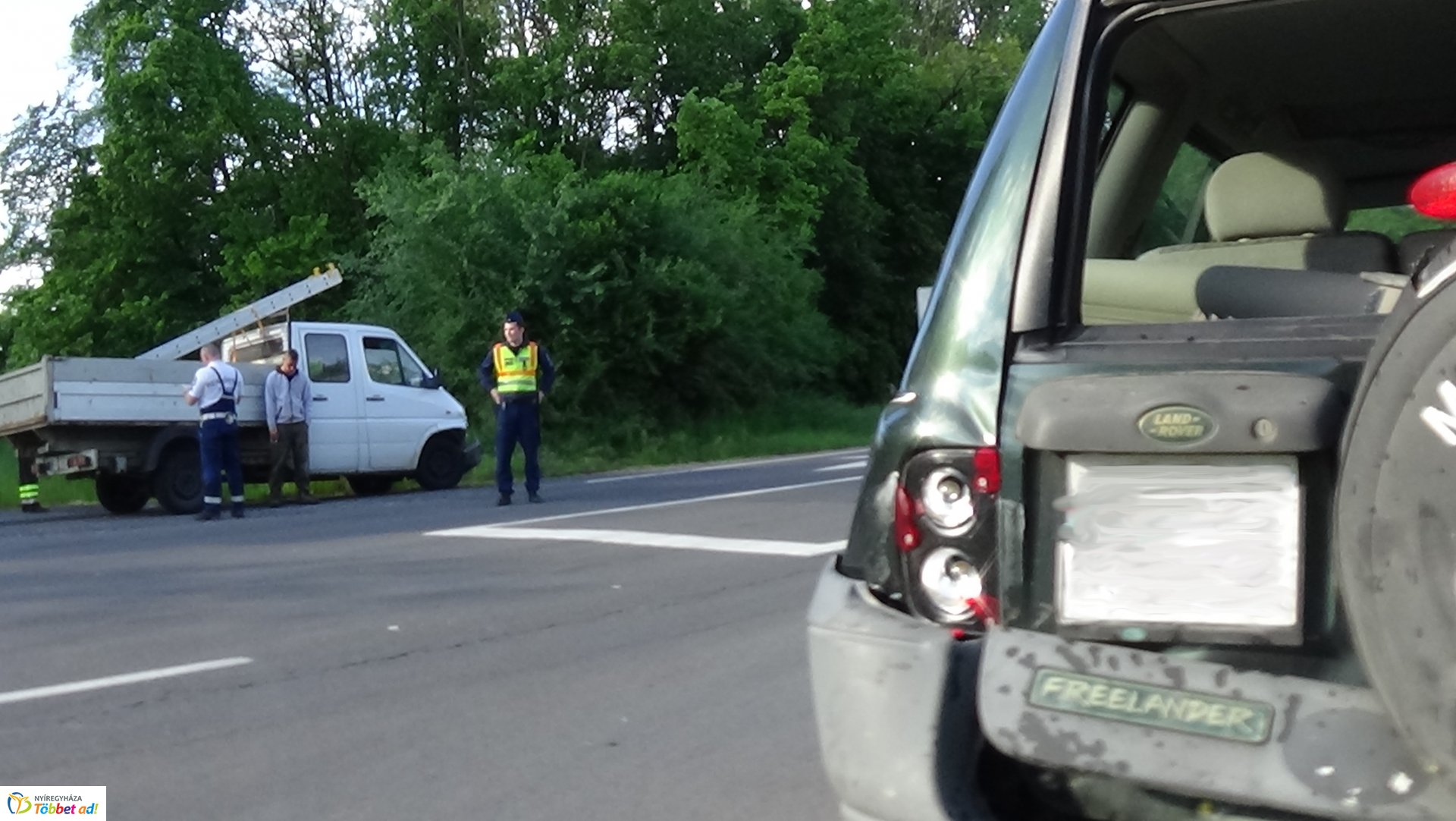 Baleset történt Nyírpazony és Nyírtura között