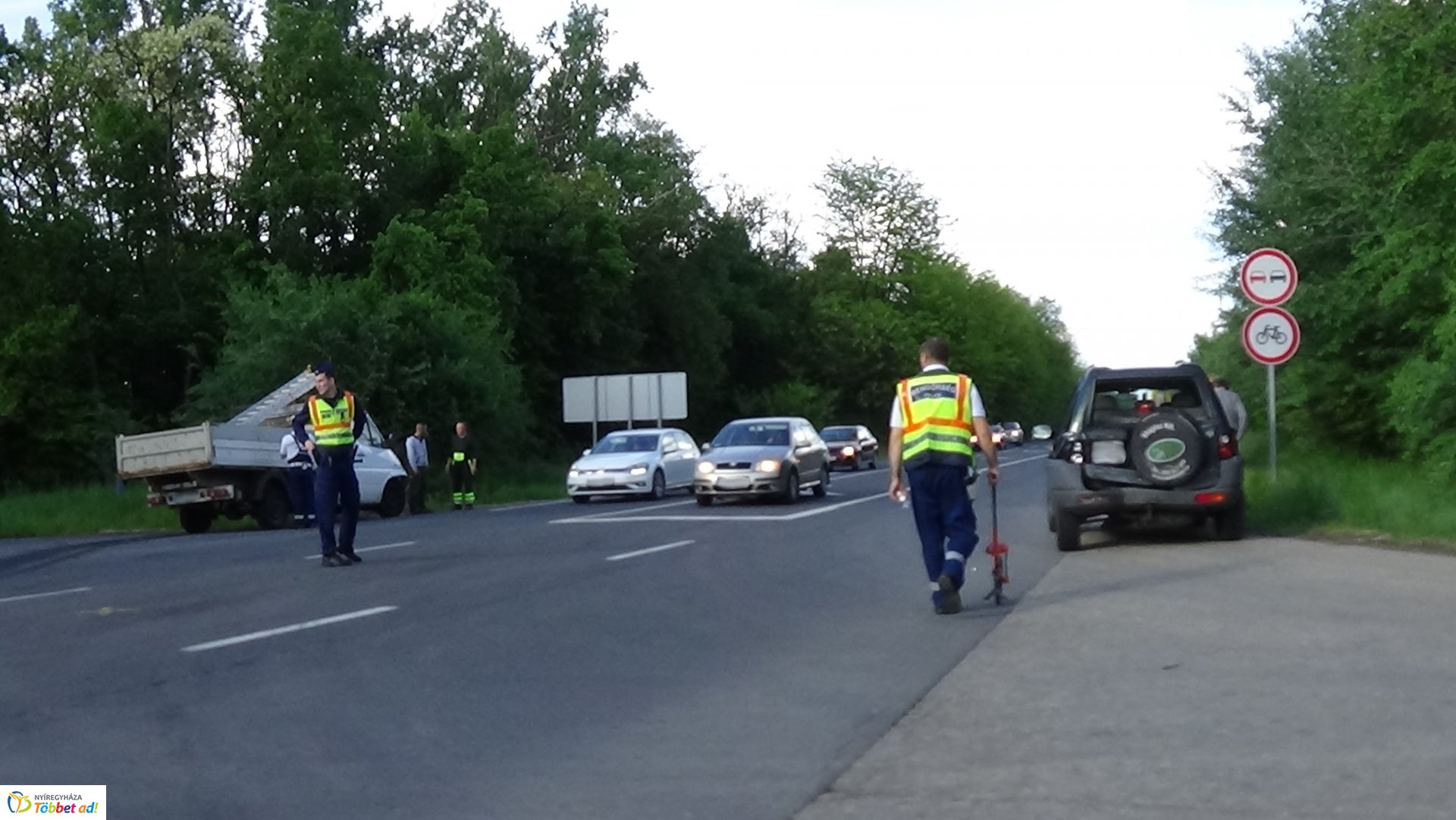 Baleset történt Nyírpazony és Nyírtura között