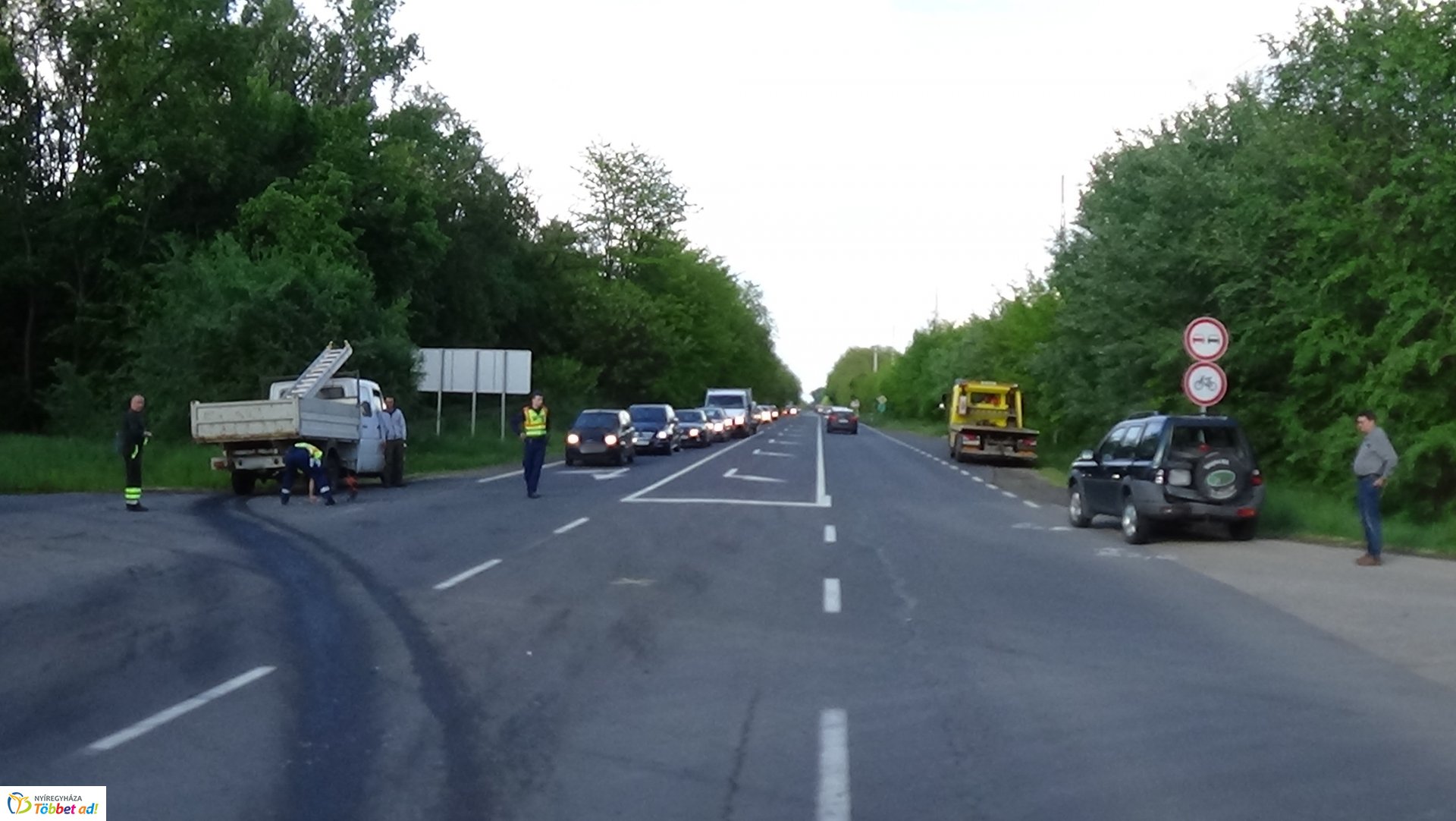 Baleset történt Nyírpazony és Nyírtura között