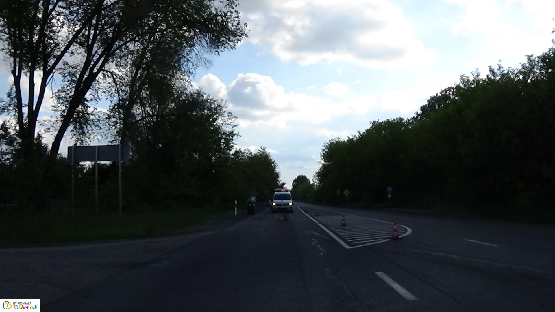 Baleset történt Nyírpazony és Nyírtura között