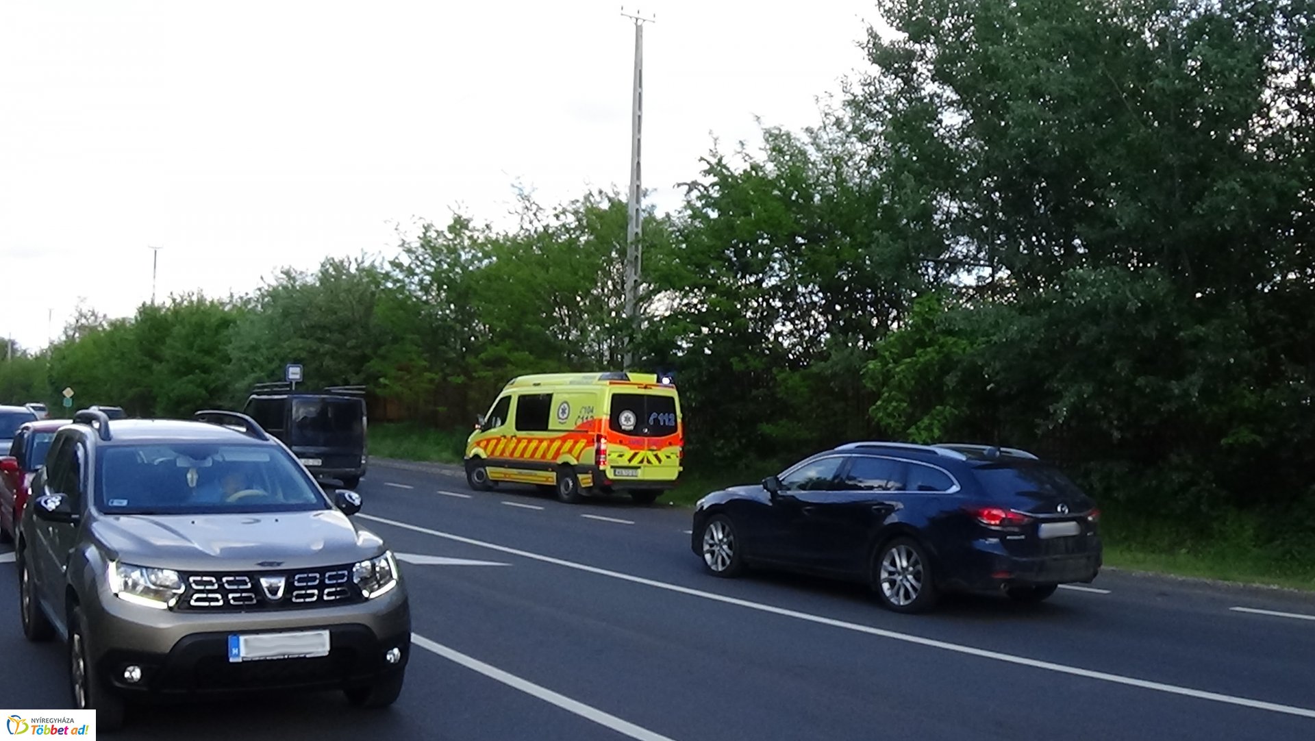 Baleset történt Nyírpazony és Nyírtura között