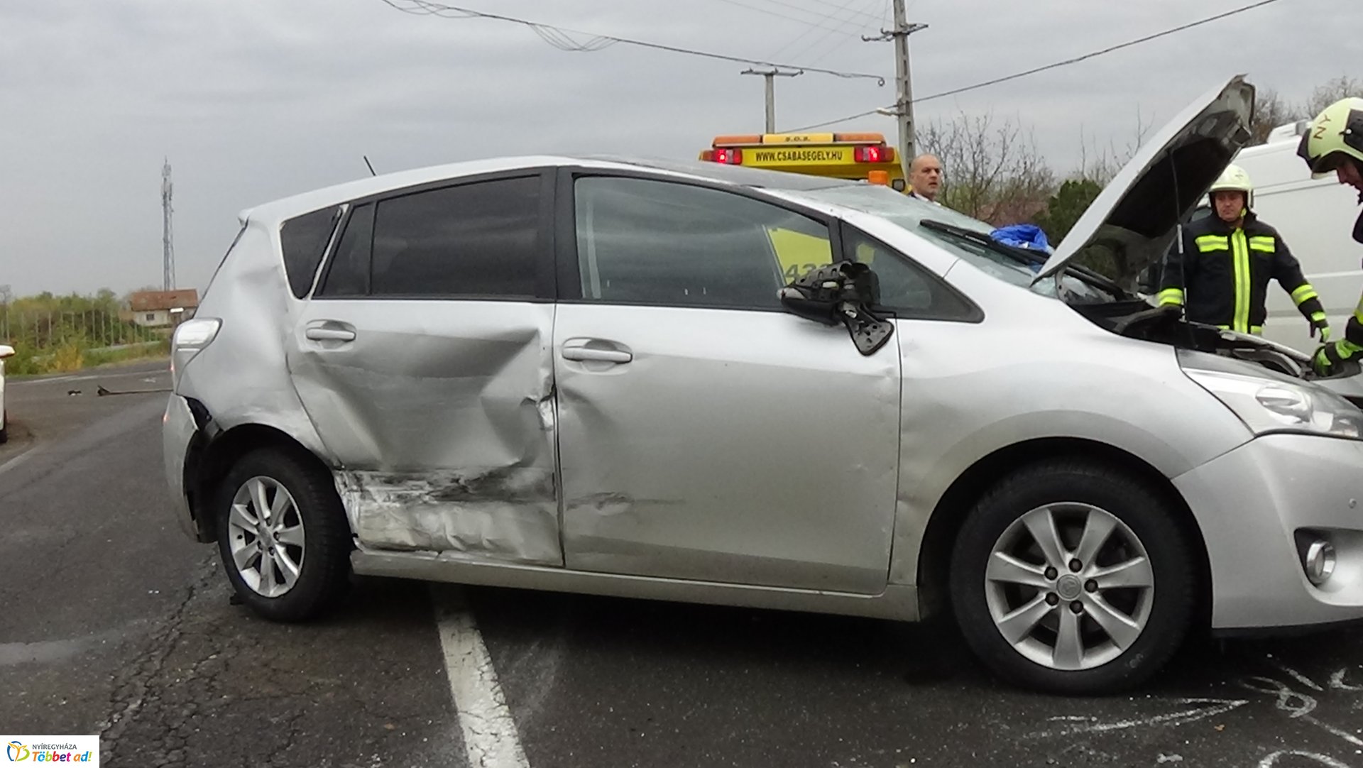 Baleset történt Nyírpazonynál
