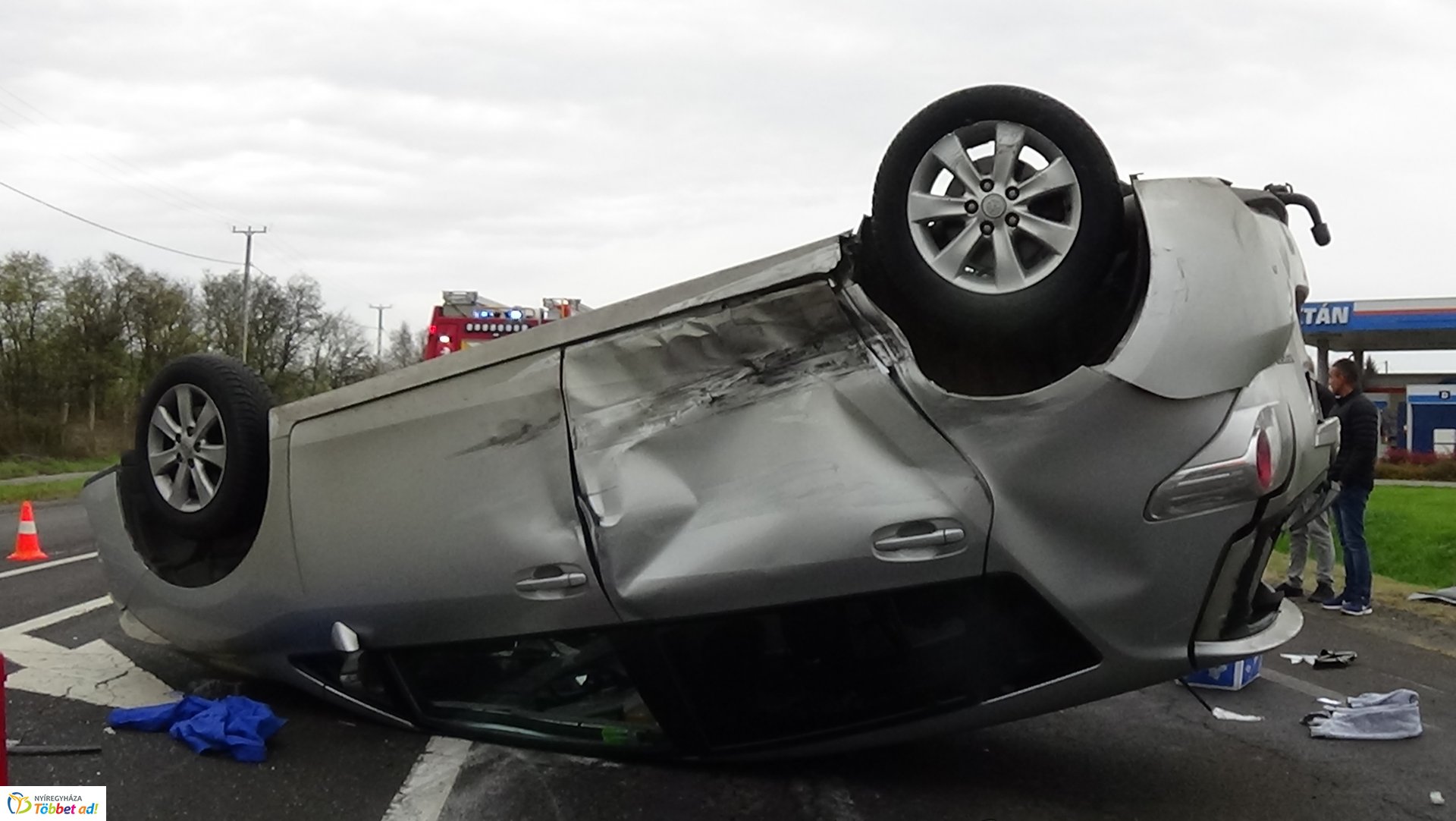Baleset történt Nyírpazonynál
