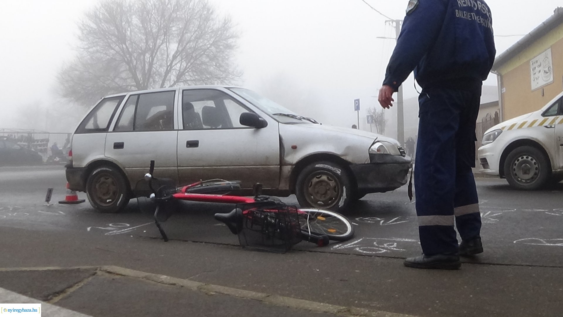 Baleset történt péntek reggel Újfehértó belvárosában