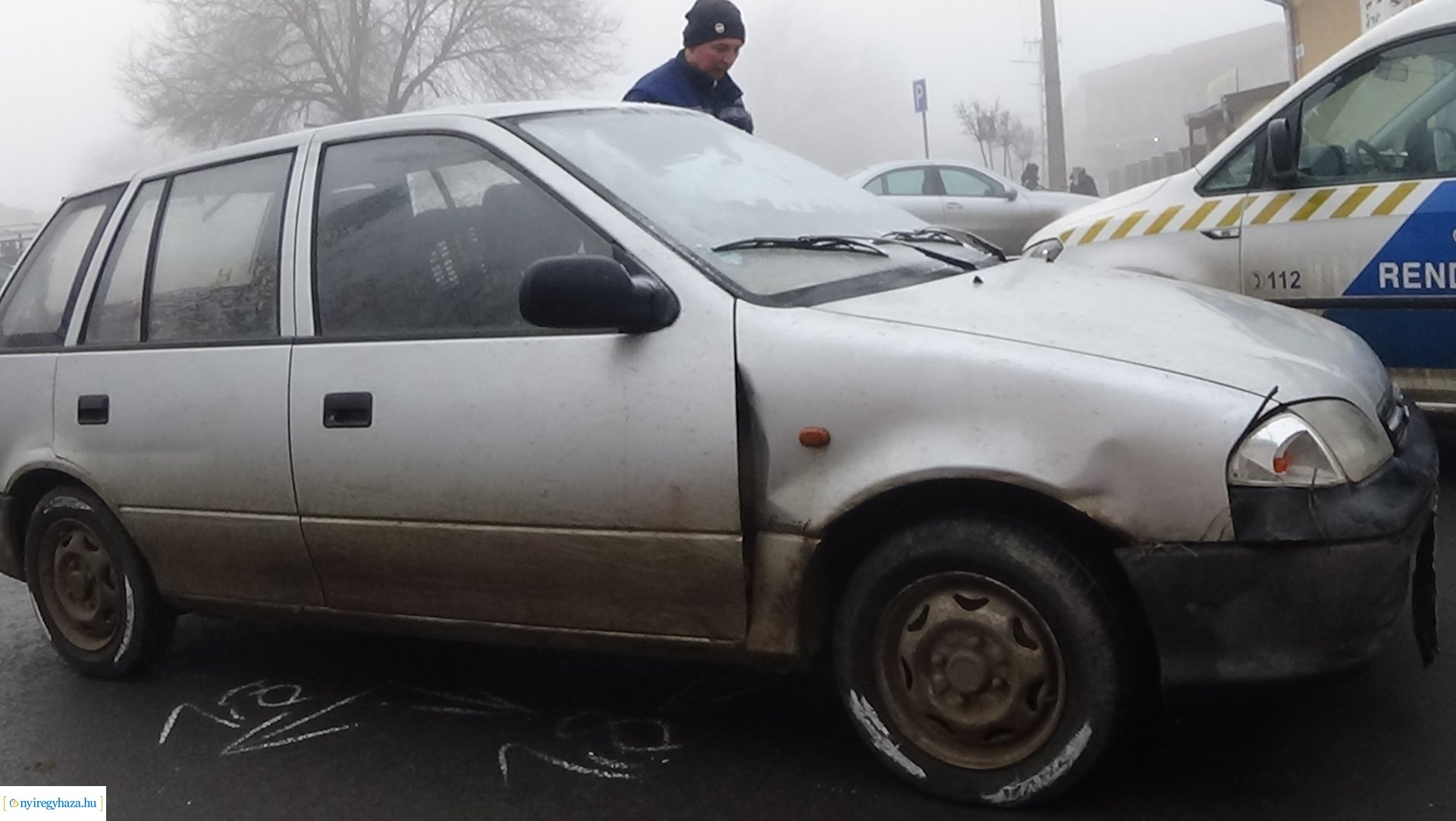 Baleset történt péntek reggel Újfehértó belvárosában