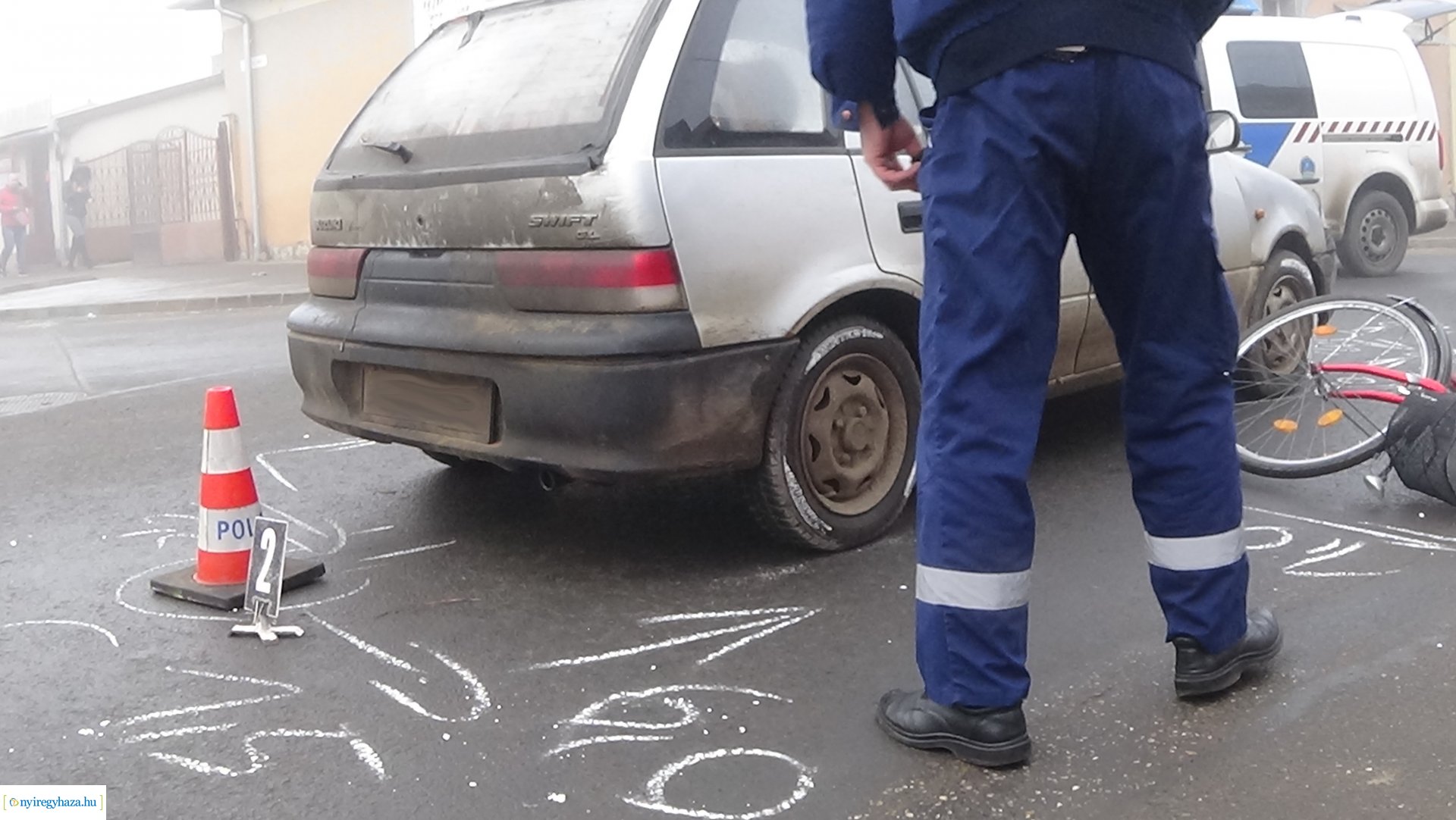 Baleset történt péntek reggel Újfehértó belvárosában