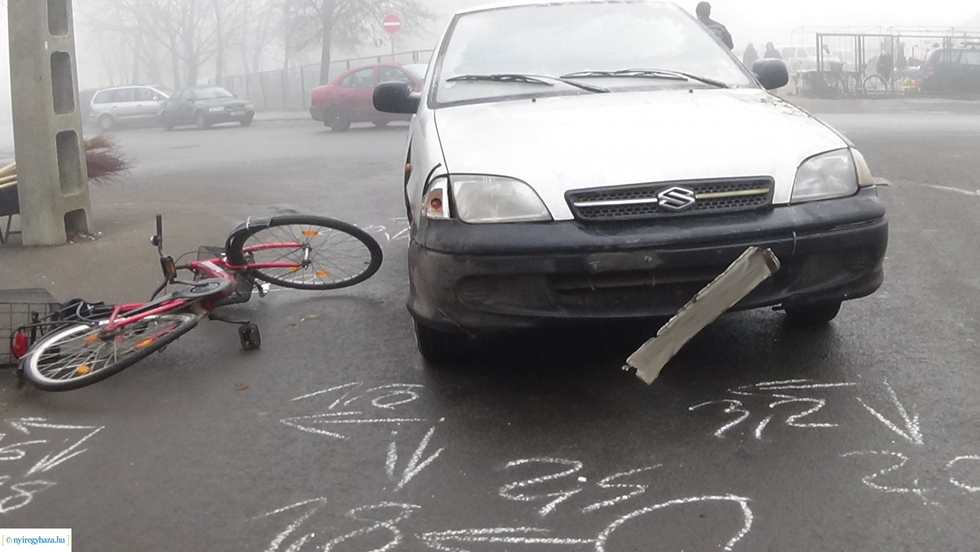 Baleset történt péntek reggel Újfehértó belvárosában