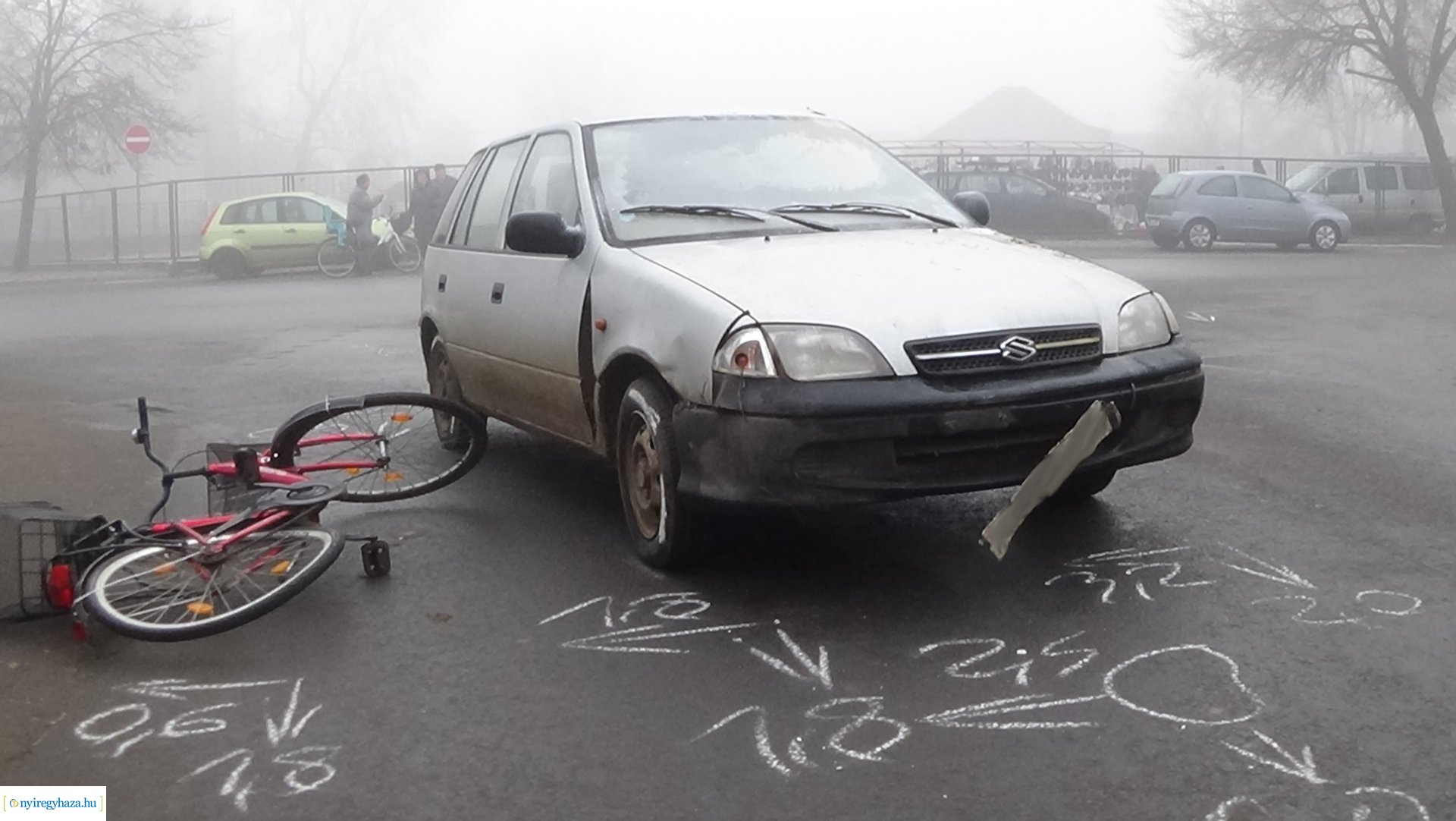 Baleset történt péntek reggel Újfehértó belvárosában