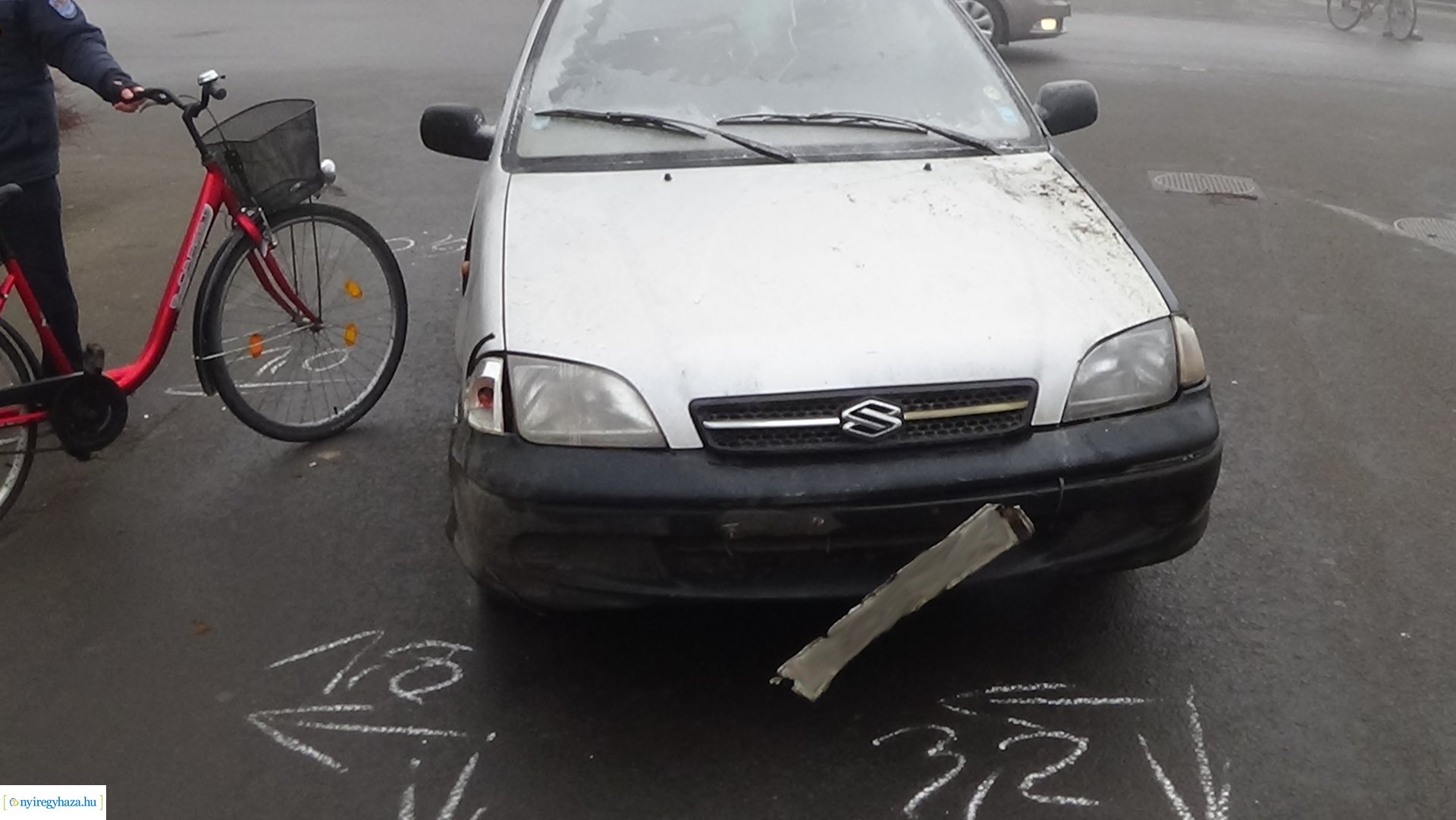 Baleset történt péntek reggel Újfehértó belvárosában
