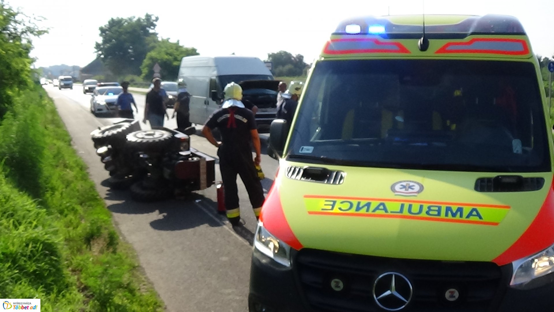 Baleset történt Salamonbokornál kedd reggel